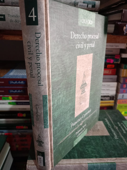 DERECHO CIVIL Y PENAL PRIMERA SERIE VOLUMEN 4 POR FRANCESCO CARNELUTTI USADO DERECHO LITERARIO 305