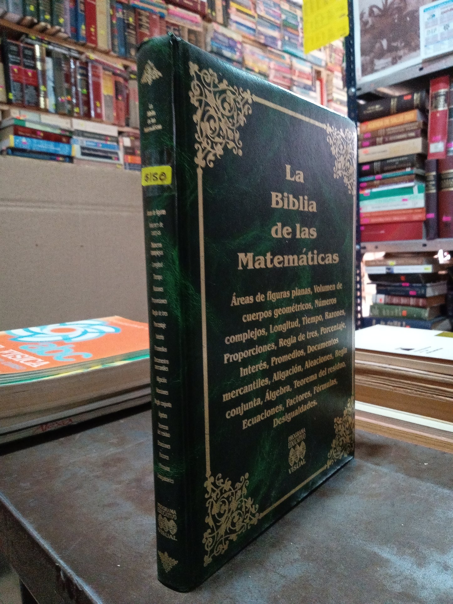LA BIBLIA DE LAS MATEMATICAS POR CARMEN CHAVEZ USADO MATEMÁTICAS ALDAMA