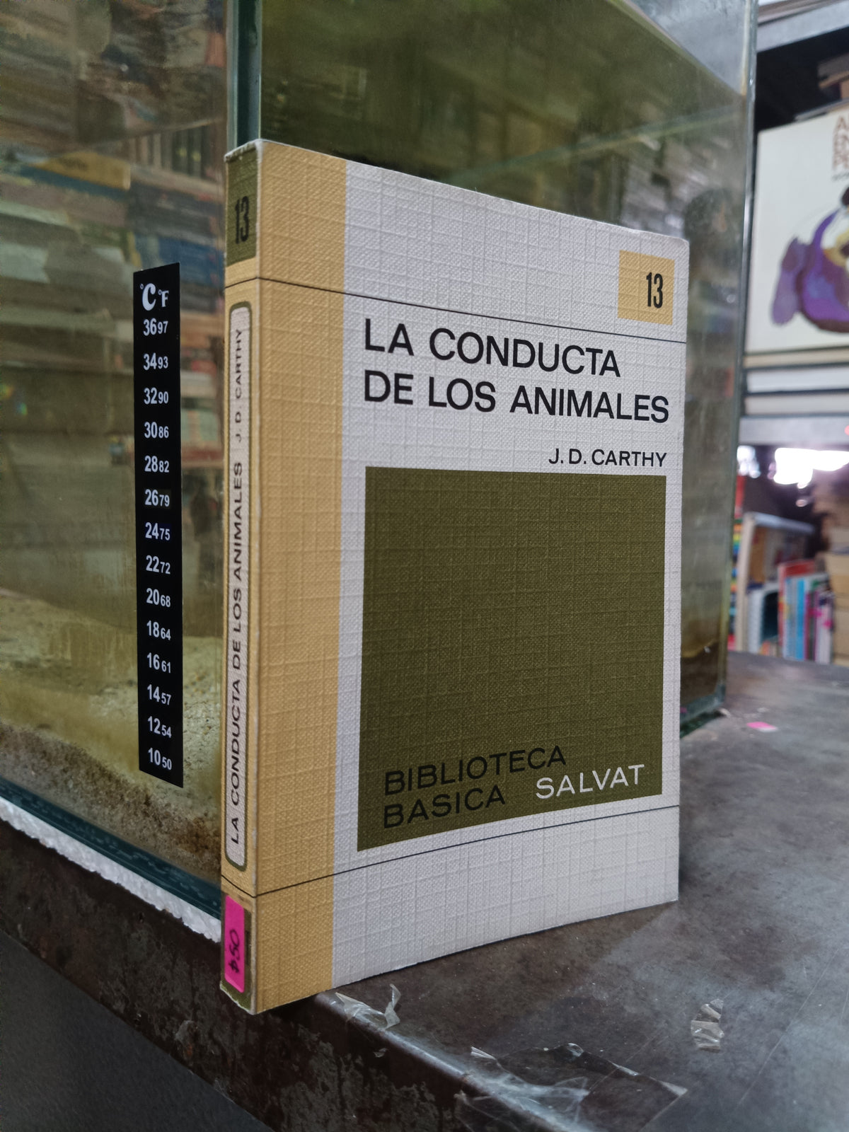 LA CONDUCTA DE LOS ANIMALES POR J.D. CARTHY USADO BIOLOGIA ALDAMA
