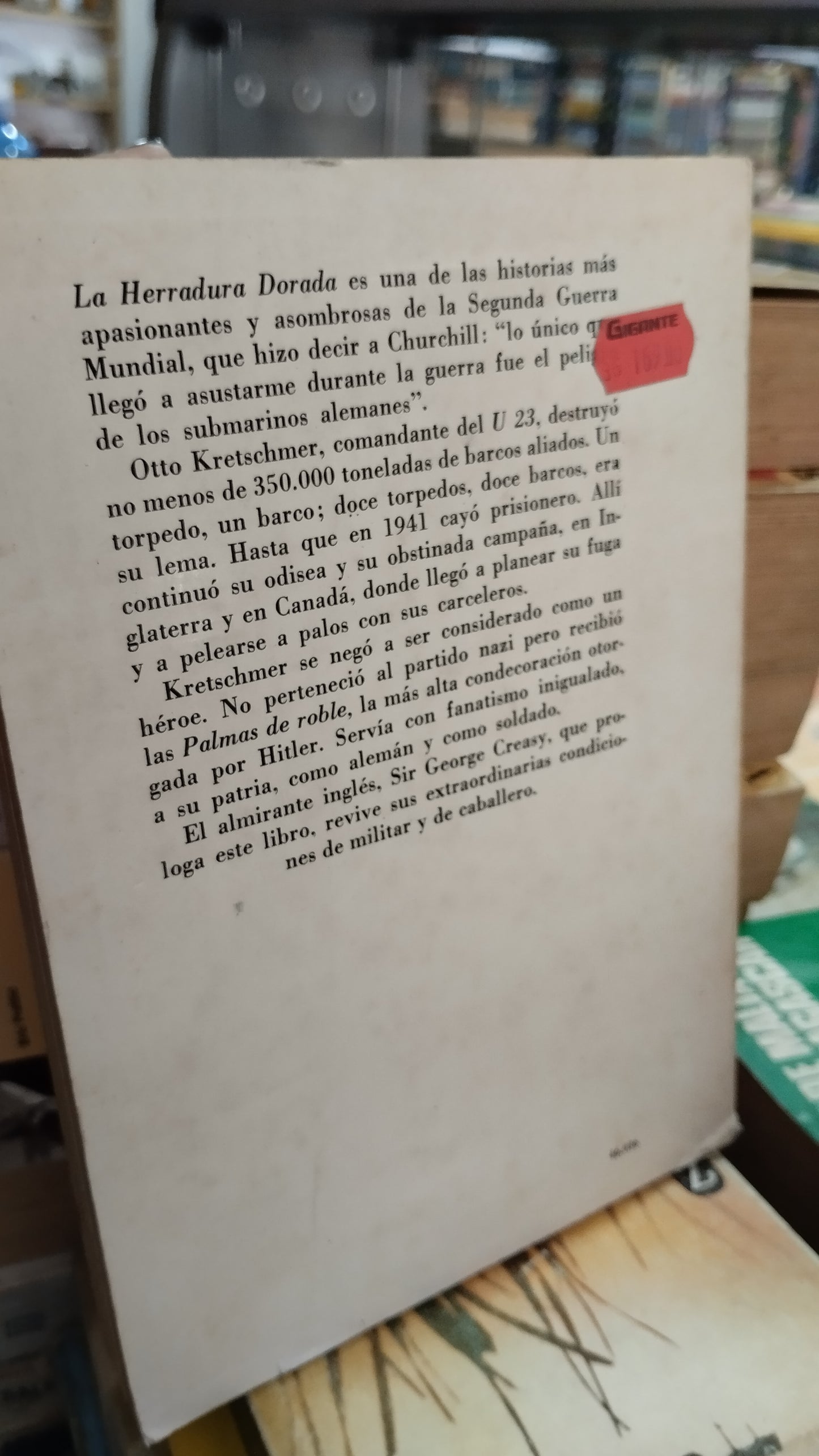 LA HERRADURA DORADA POR TERENCE ROBERTSON LIBRO USADO HISTORIA ALDAMA EDITORIAL EMECÉ EN BUEN ESTADO