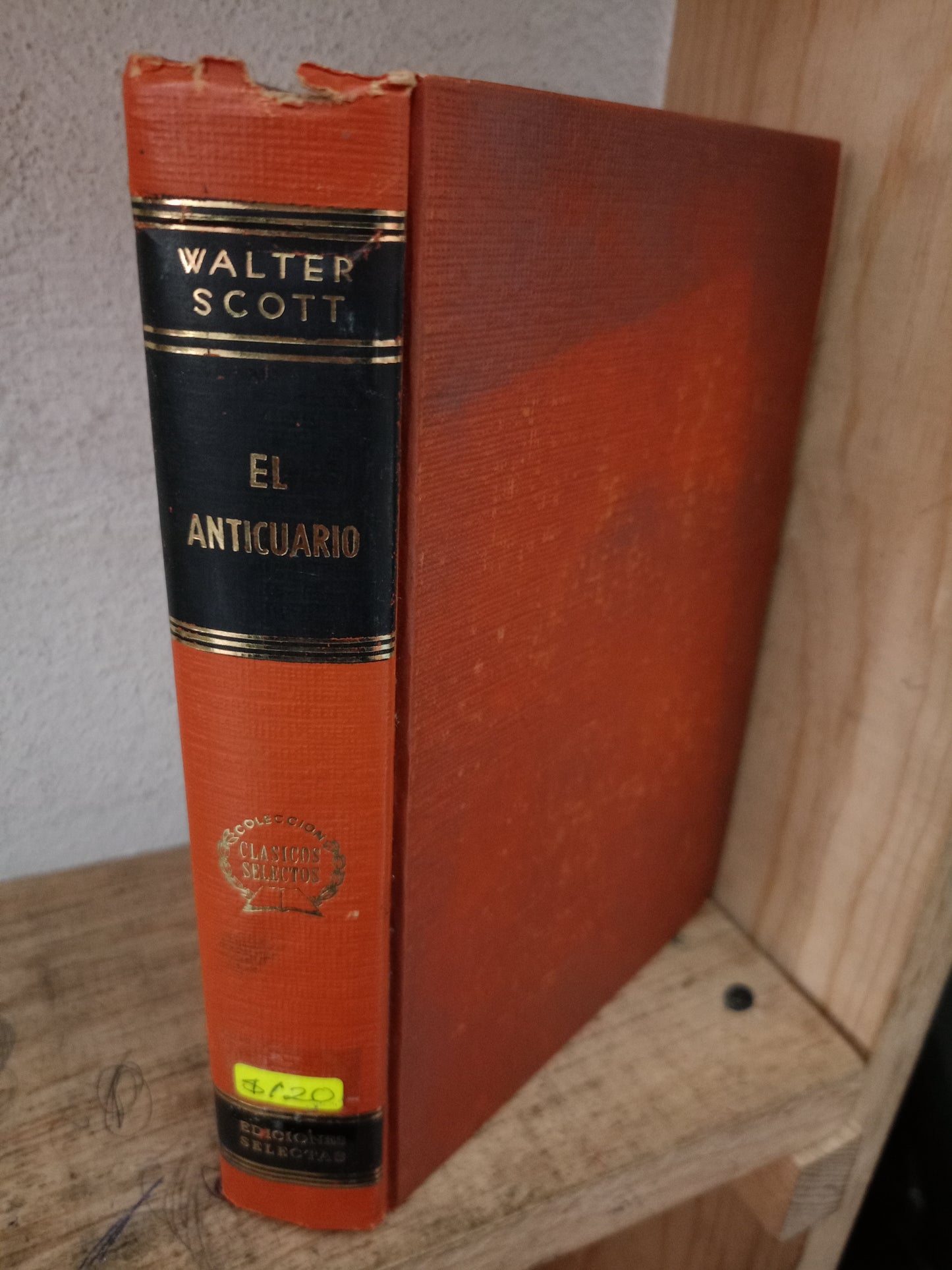EL ANTICUARIO POR WALTER SCOTT USADO NOVELA LITERARIO 305