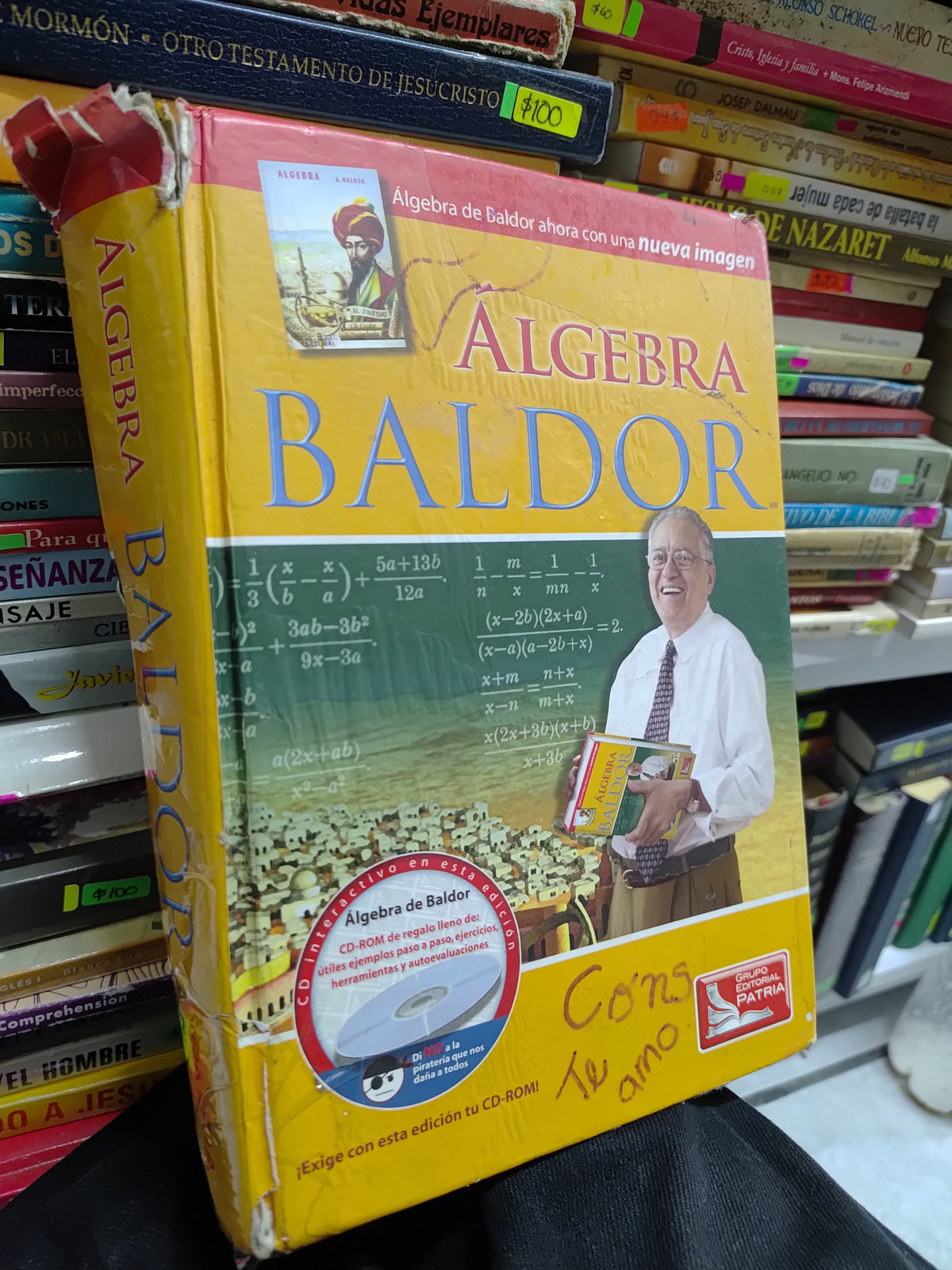 ALGEBRA BALDOR POR EDITORIAL PATRIA USADO MATEMÁTICAS JUAREZ 507