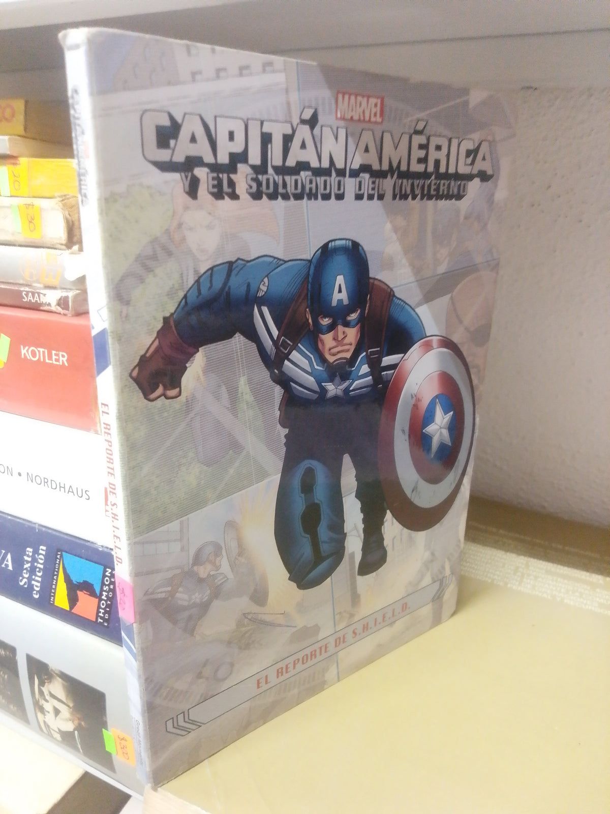 CAPITAN AMERICA Y EL SOLDADO DEL INVIERNO EL REPORTE DE SHIELD POR TOMAS PALACIOS USADO INFANTIL JUAREZ 515