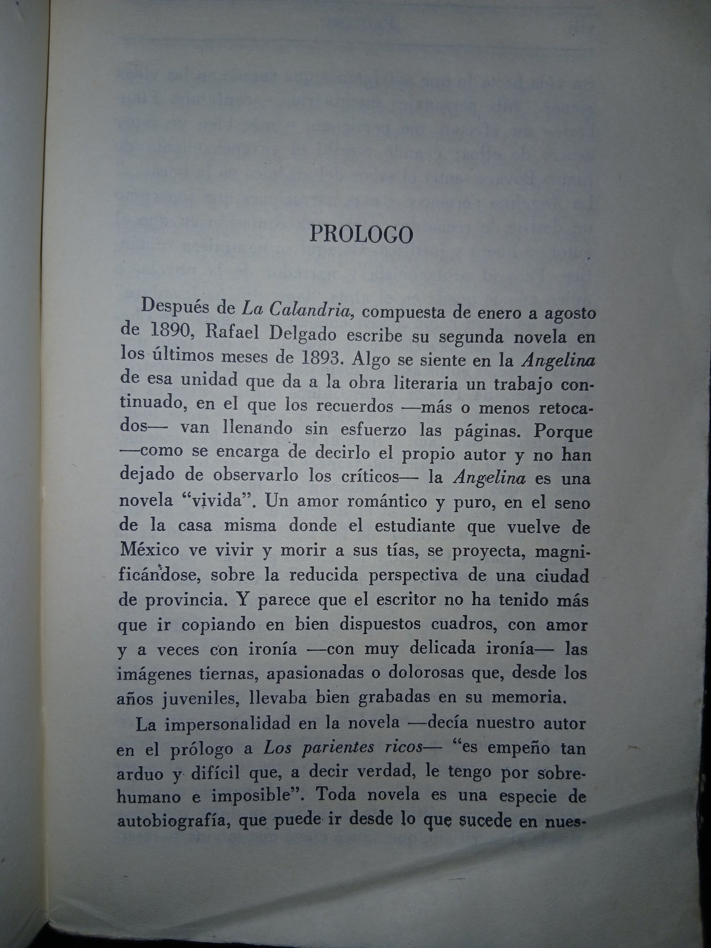 ANGELINA POR RAFAEL DELGADO USADO NOVELA LITERARIO 207