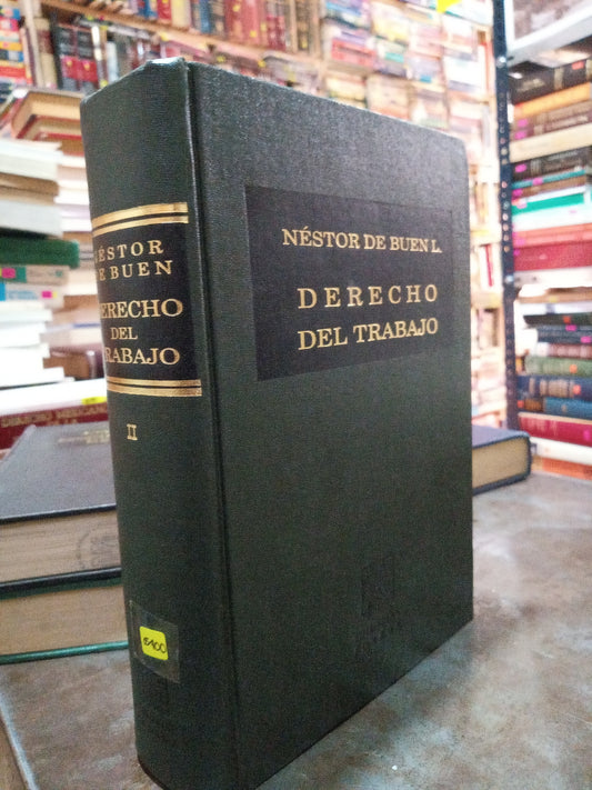 DERECHO DEL TRABAJO POR NESTOR DE BUEN L USADO DERECHO ALDAMA