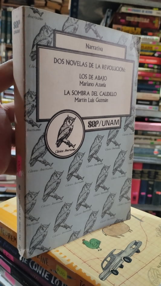 DOS NOVELAS DE LA REVOLUCION LOS DE ABAJO LA SOMBRE DEL CAUDILLO LIBRO USADO NOVELAS ALDAMA