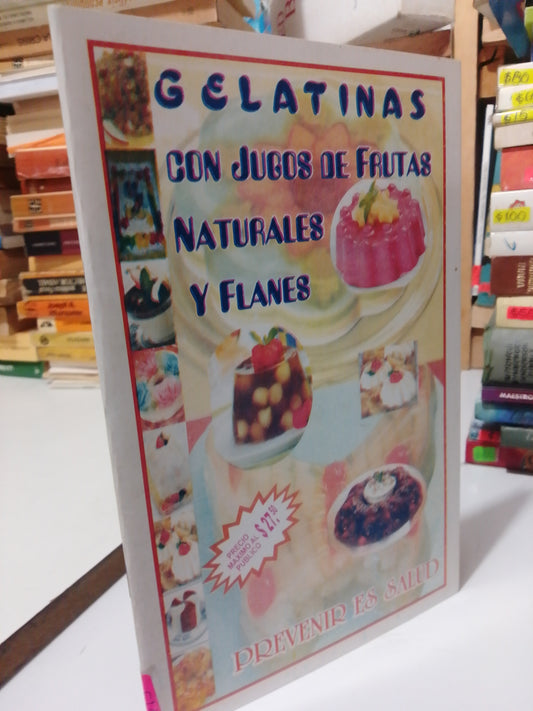 GELATINAS CON JUGOS DE FRUTAS NATURALES Y FLANES USADO COCINA JUAREZ