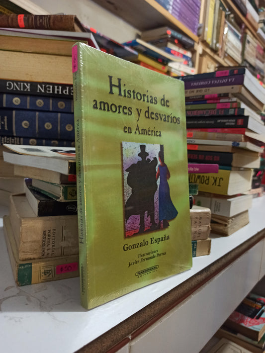HISTORIAS DE AMORES Y DESVARIOS EN AMERICA POR GONZALO ESPAÑA USADO NOVELAS JUÁREZ