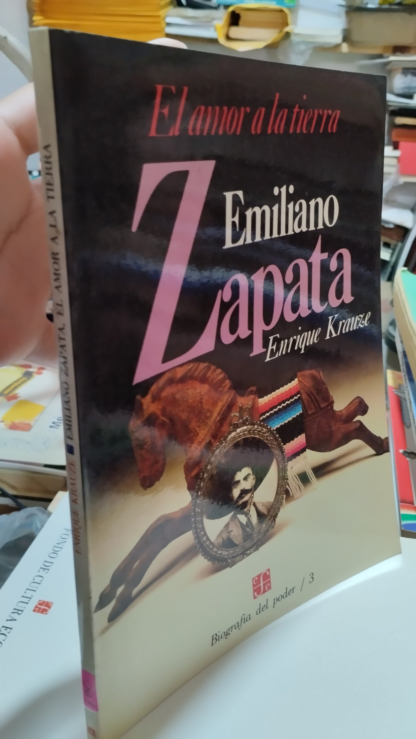 EMILIANO ZAPATA POR ENRIQUE KRAUZE LIBRO USADO HISTORIA ALDAMA
