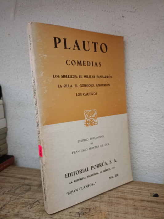 PLAUTO COMEDIAS USADO NOVELA LITERARIO 305