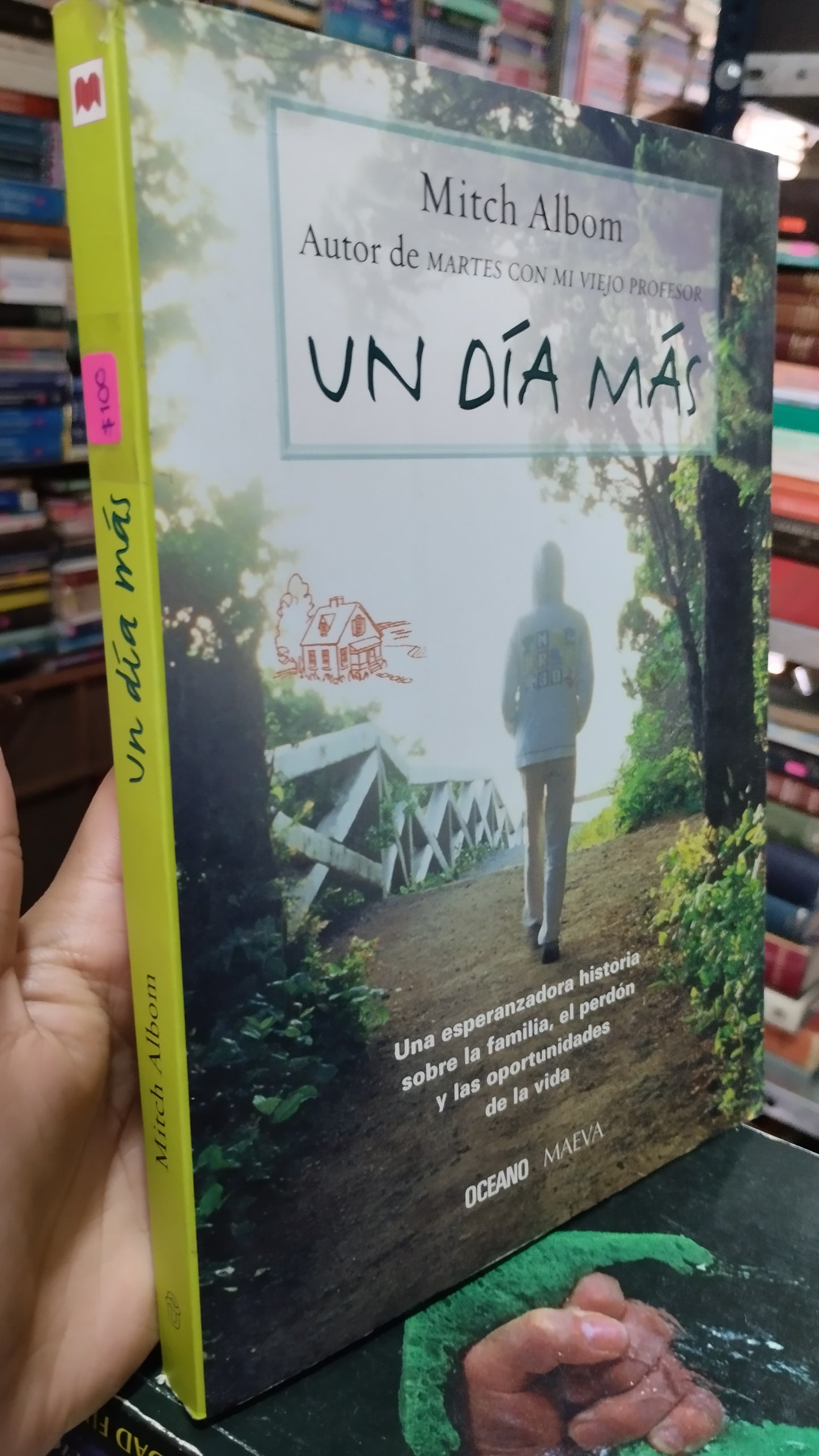 UN DIA MAS POR MITCH ALBOM LIBRO USADO SUPERACION PERSONAL ALDAMA