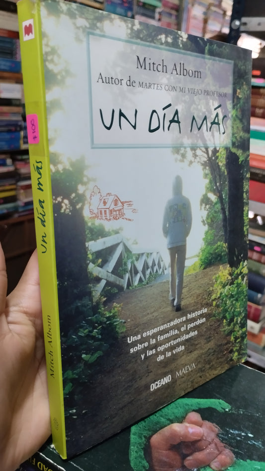 UN DIA MAS POR MITCH ALBOM LIBRO USADO SUPERACION PERSONAL ALDAMA