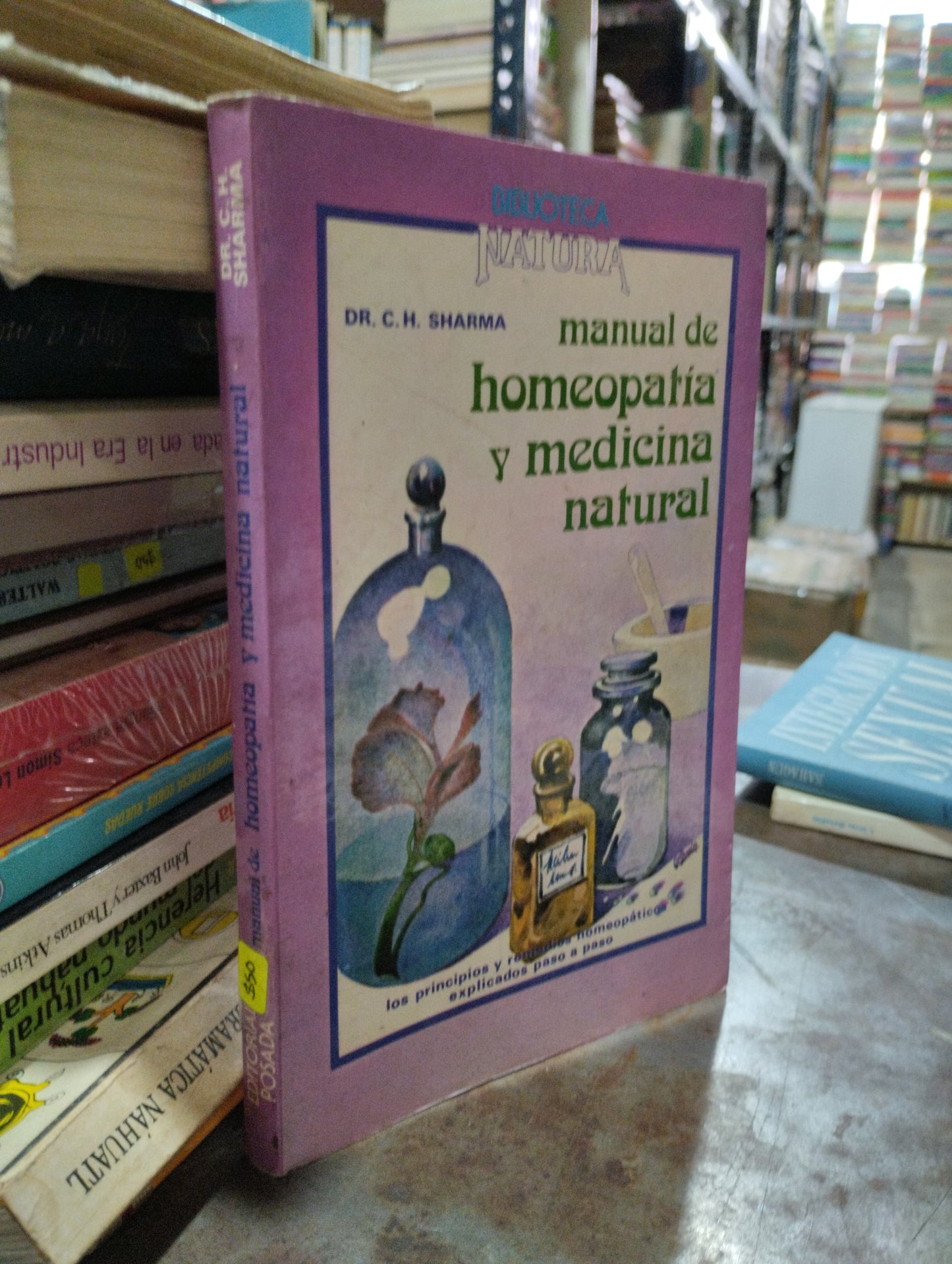 MANUAL DE HOMEOPATIA Y MEDICINA NATURAL POR C.H. SHARMA USADO MEDICINA ALDAMA