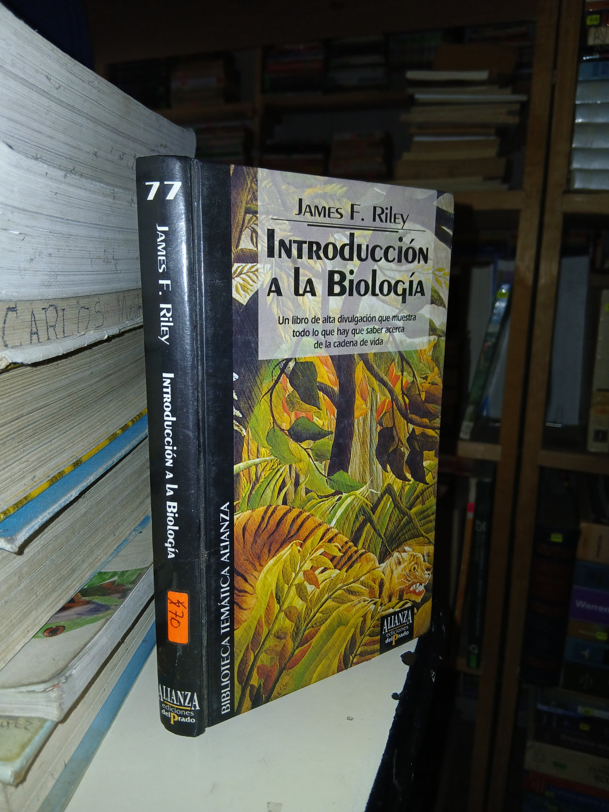 James F Riley INTRODUCCIÓN A LA BIOLOGÍA POR JAMES F. RILEY USADO BIOLOGÍA LITERARIO ...