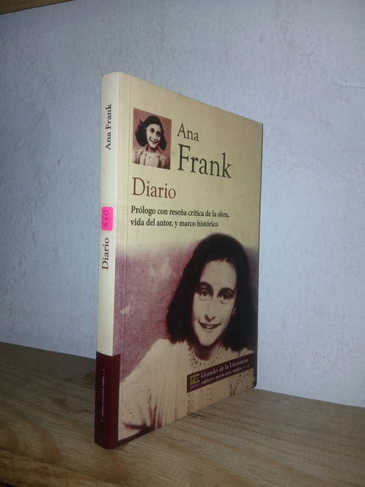 DIARIO DE ANA FRANK POR ANA FRANK USADO NOVELA LITERARIO 207