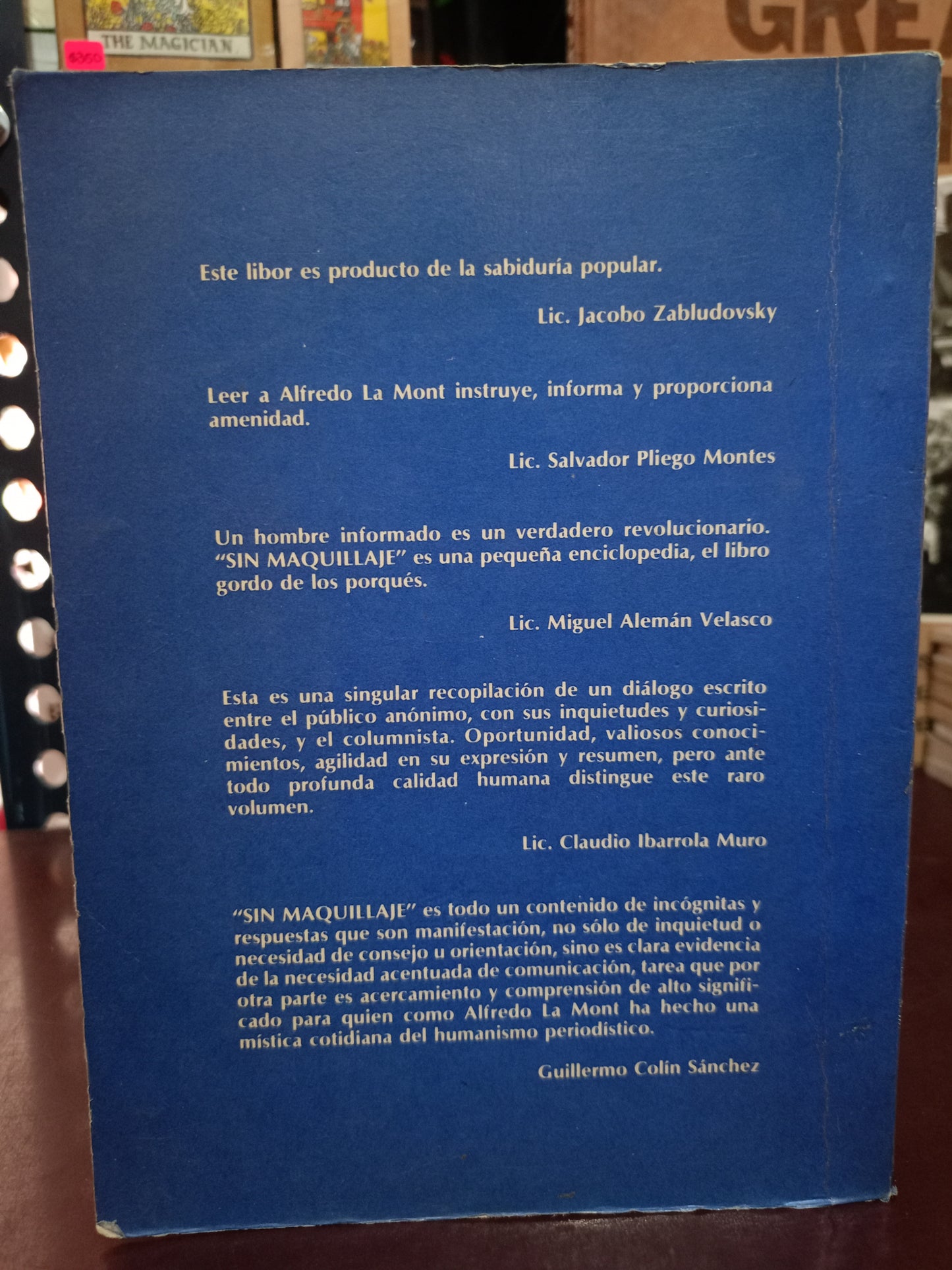 SIN MAQUILLAJE POR ALFREDO LA MONT JR. USADO SUPERACIÓN PERSONAL LITERARIO 305