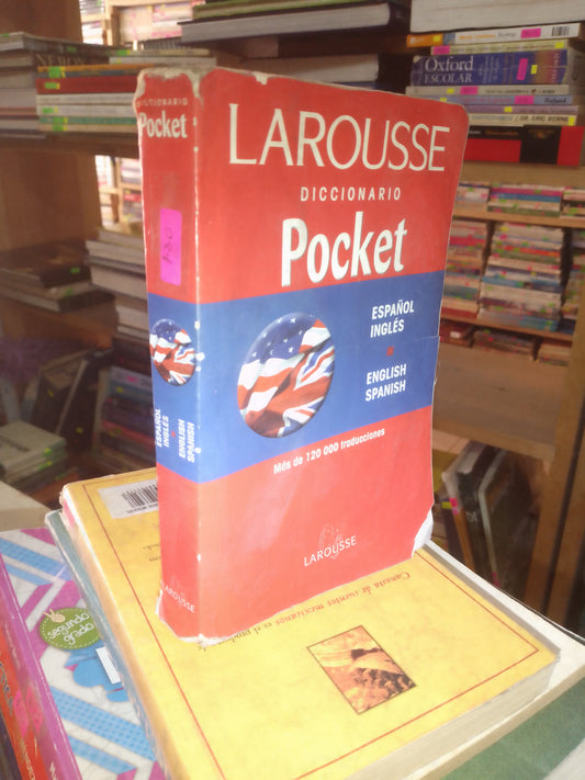 DICCIONARIO POCKET LAROUSSE ESPAÑOL INGLES/ENGLISH SPANISH USADO IDIOMAS LITERARIO 207