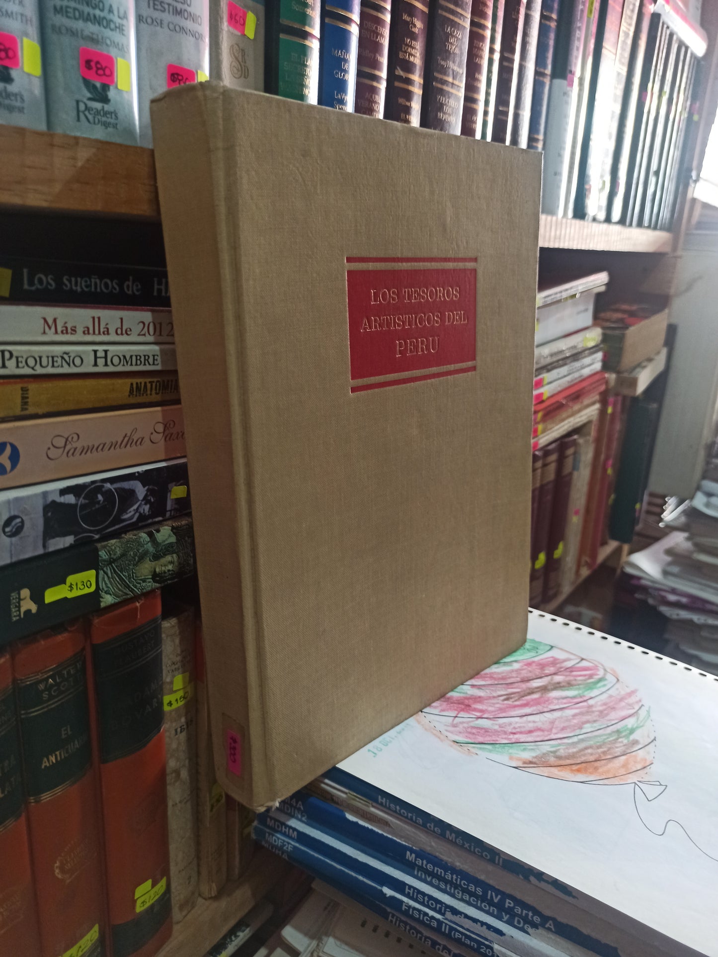 LOS TESOROS ARTISTICOS DE PERÚ POR DANIEL RUBIN DE LA BARBOLLA USADO ARTE LITERARIO 305