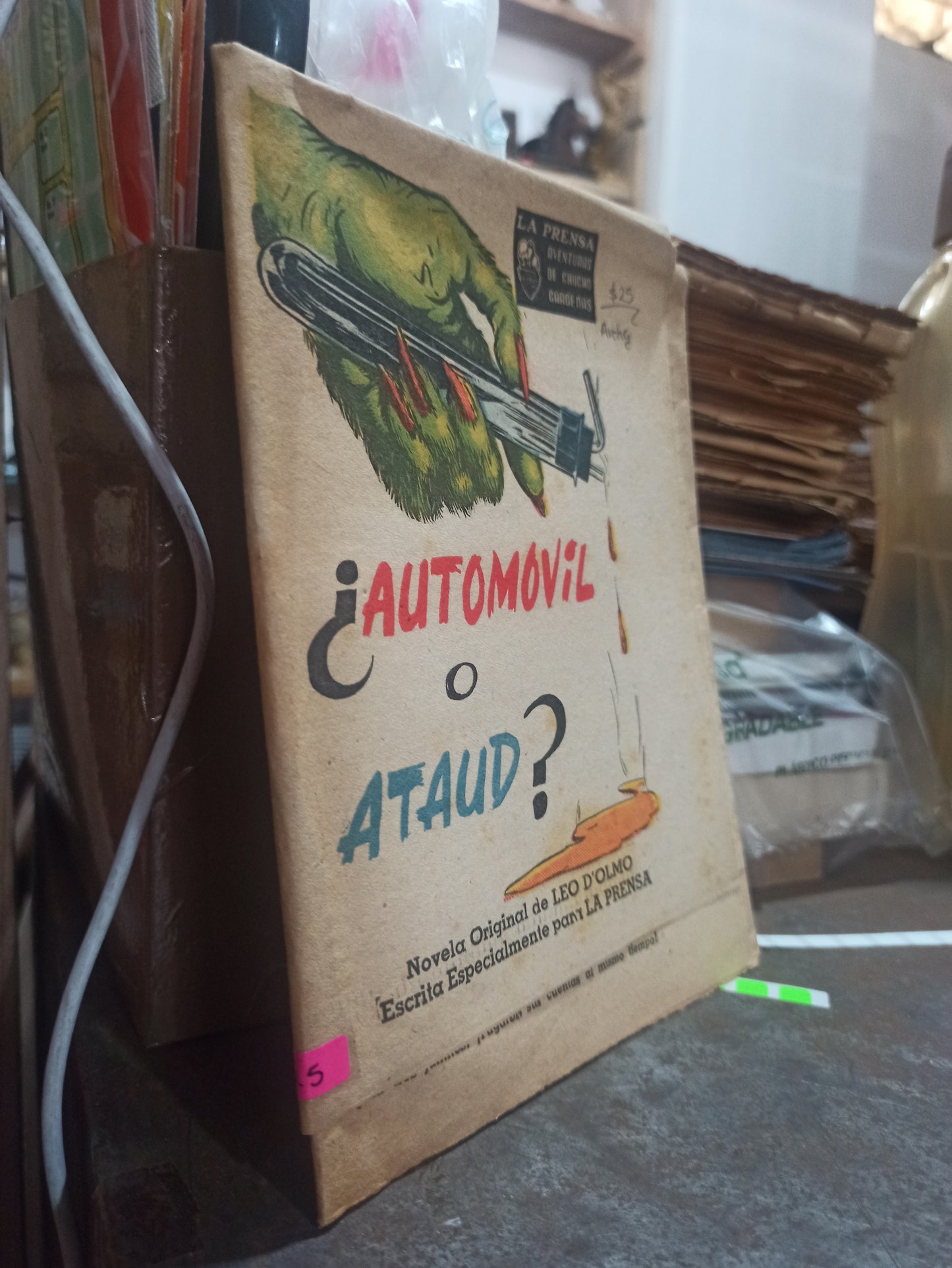 ¿AUTOMÓVIL O ATAÚD? POR LEO D' ALMO USADO ANTIGUOS ALDAMA