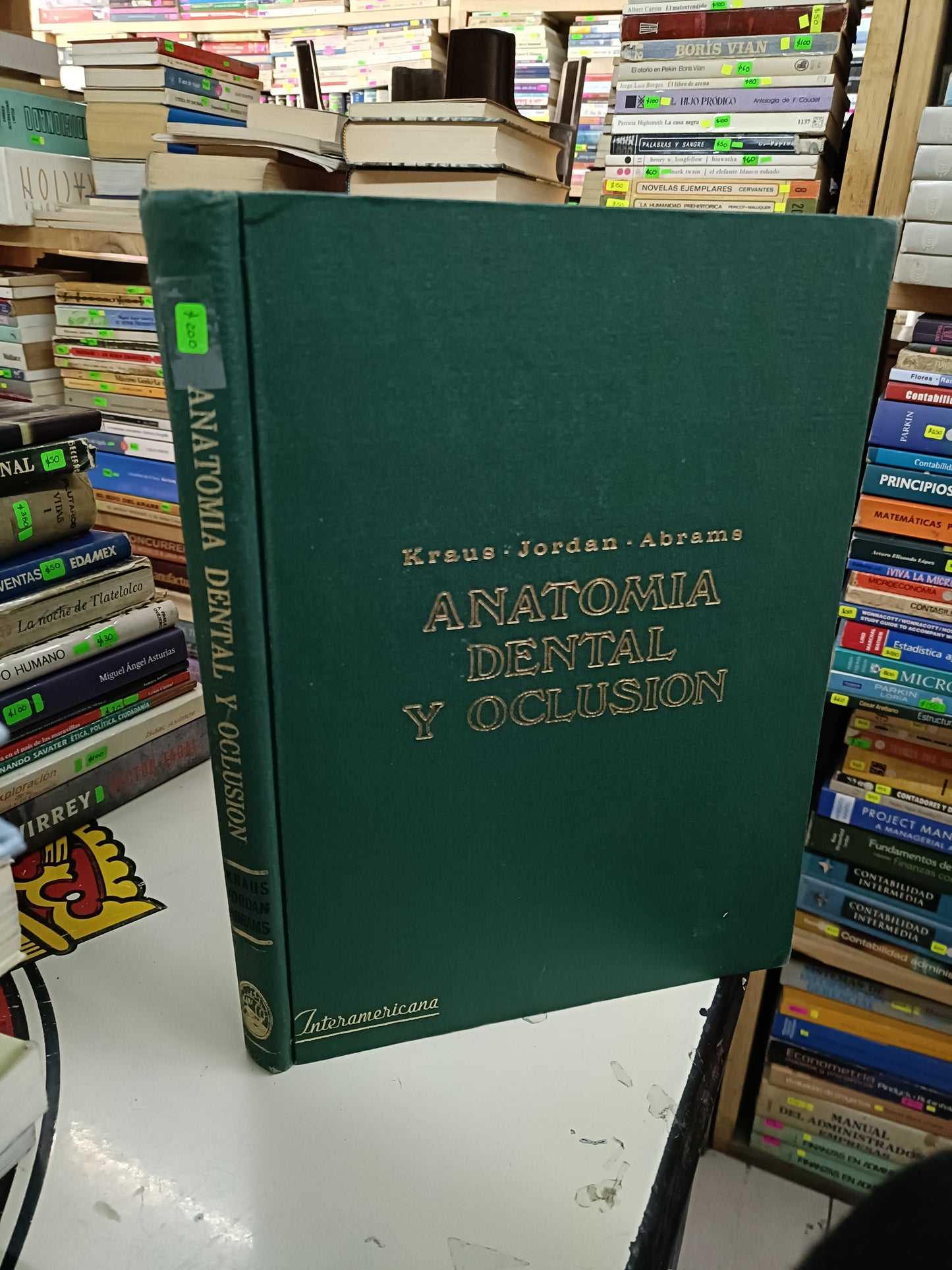 ANATOMÍA DENTAL Y OCLUSIÓN POR KRAUS, JORDAN, ABRAMS USADO MEDICINA LITERARIO 207