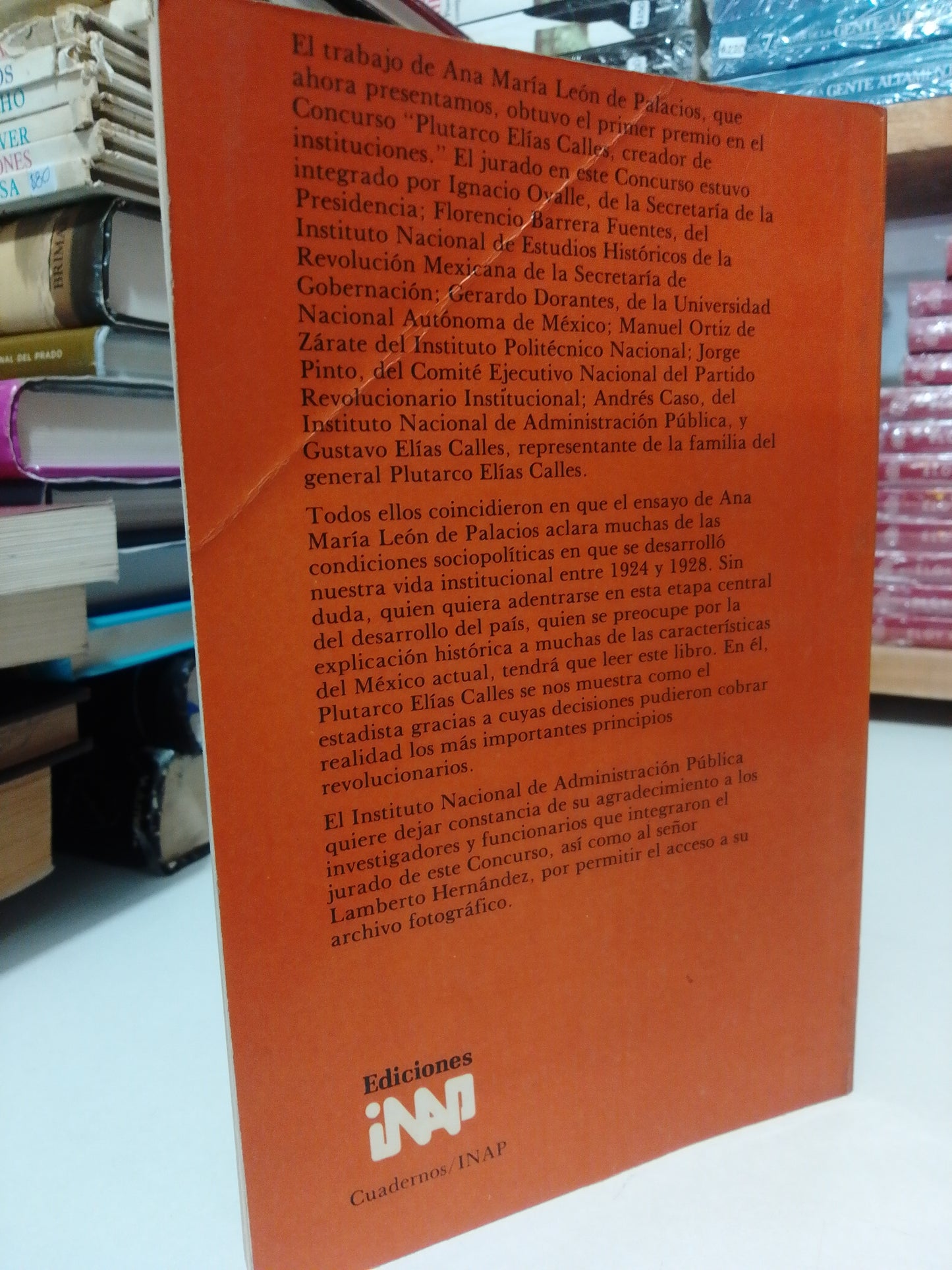PLUTARCO ELIAS CALLES POR ANA MARIA LEON DE PALACIOS USADO HISTORIA JUAREZ