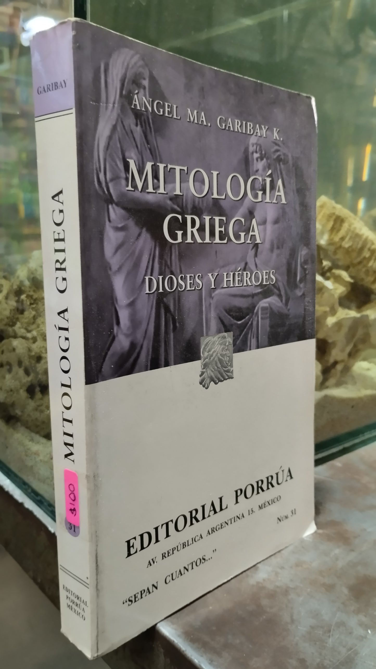 MITOLOGIA GRIEGA POR ANGEL MA GARIBAY LIBRO USADO HISTORIA ALDAMA