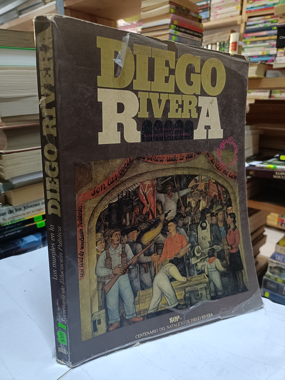 DIEGO RIVERA LOS MURALES EN LA SECRETARIA DE EDUCACION PUBLICA POR LUIS CARDOSA Y ARAGON USADO ARTE LITERARIO 207