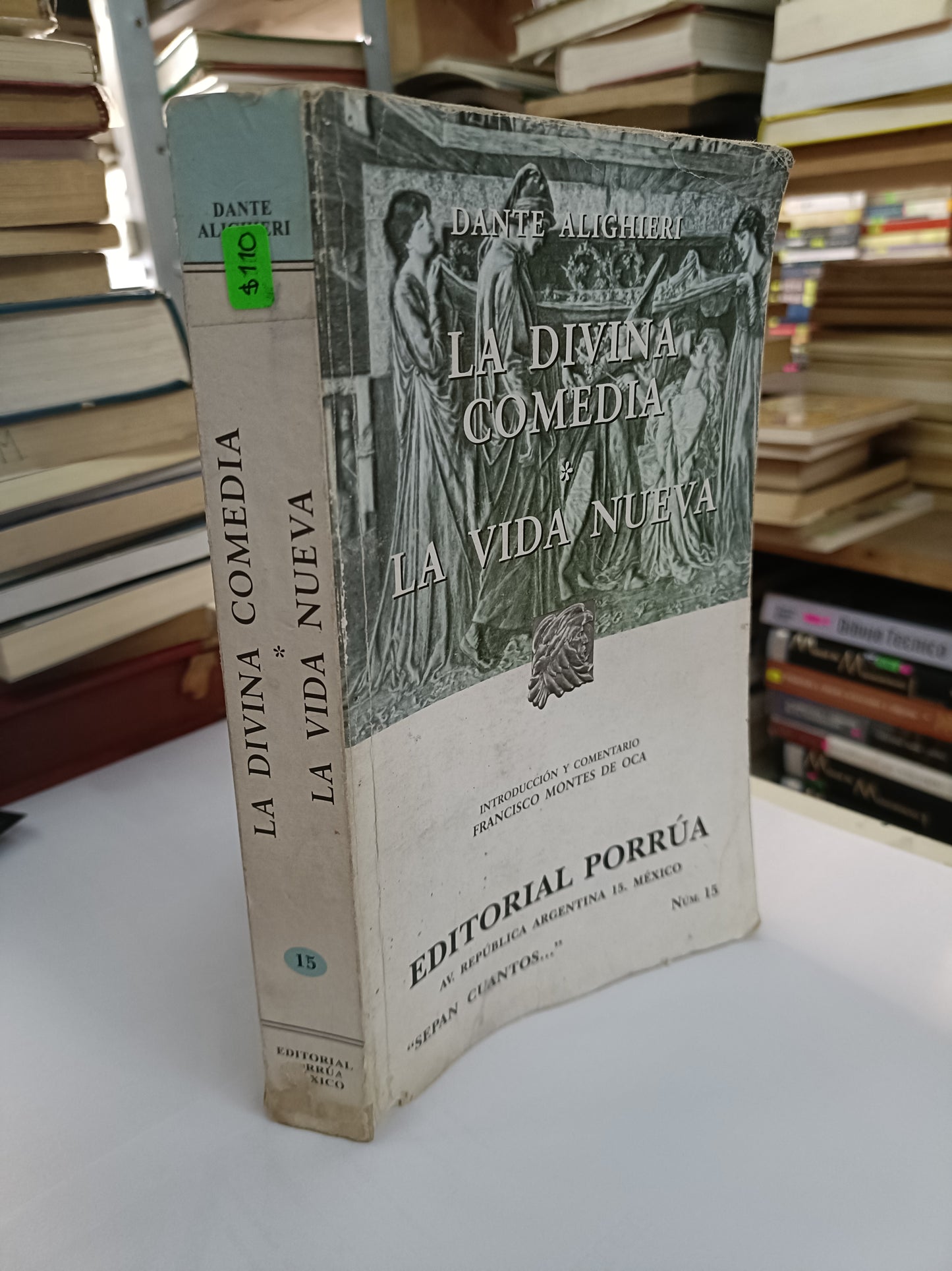 LA DIVINA COMEDIA Y LA VIDA NUEVA POR DANTE ALIGHIERI USADO SUPERACIÓN PERSONAL LITERARIO 207