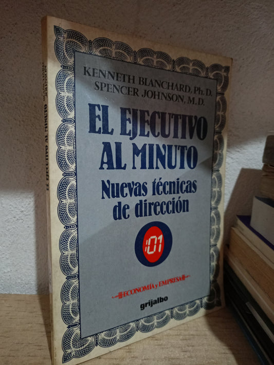EL EJECUTIVO AL MINUTO POR KENNETH BLANCHARD SPENCER JOHNSON USADO S.PERSONAL LITERARIO 305