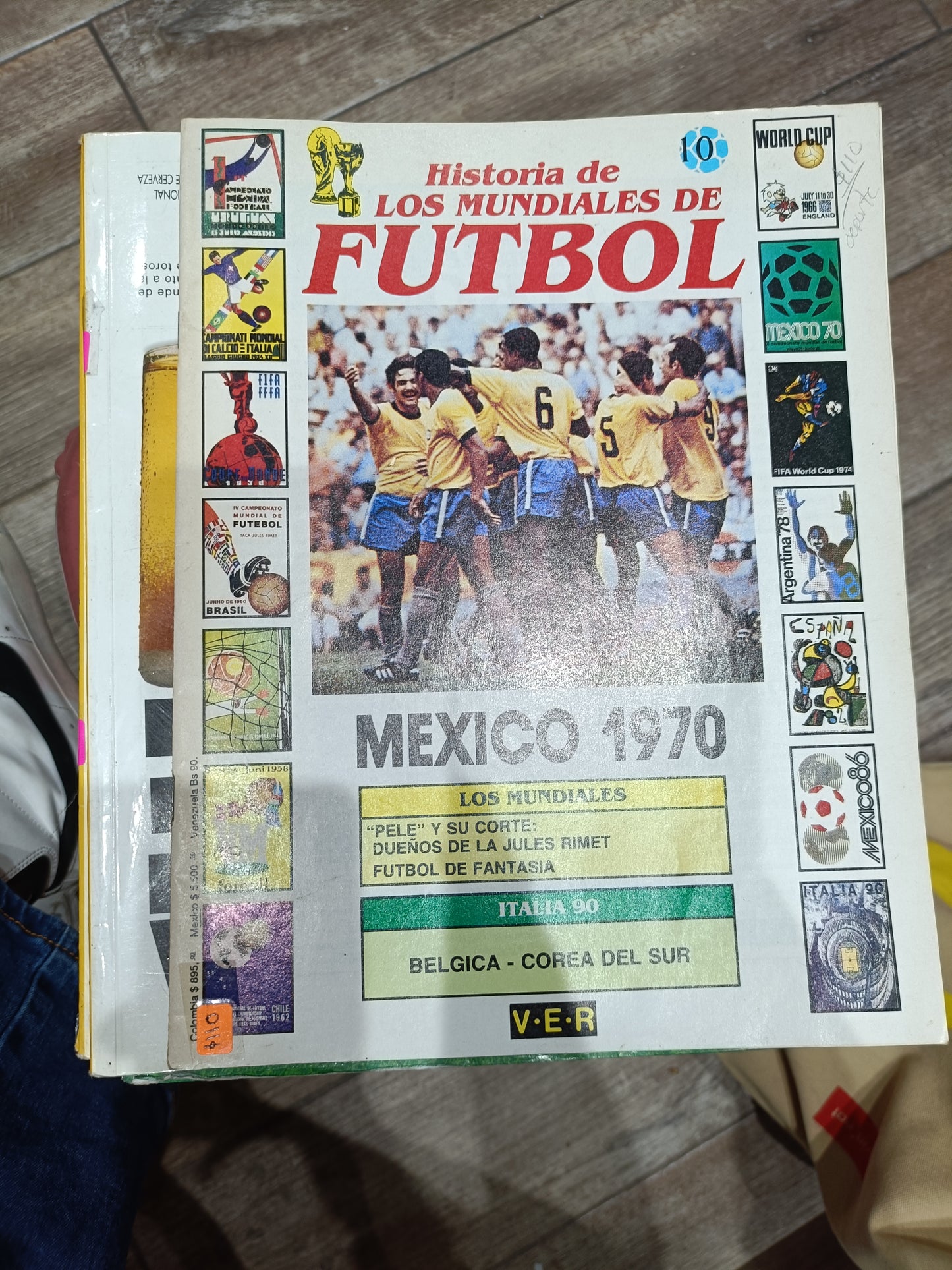HISTORIA DE LOS MUNDIALES DE FUTBOL MEXICO 1970 USADO DEPORTES JUAREZ 515