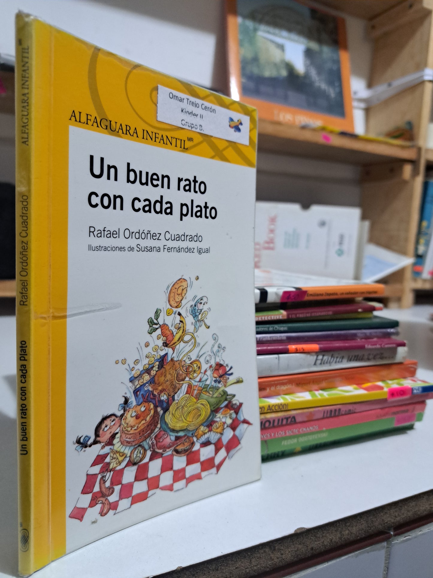 UN BUEN RATO CON CADA PLATO RAFAEL ORDOÑEZ CUADRADO USADO INFANTIL JUÁREZ