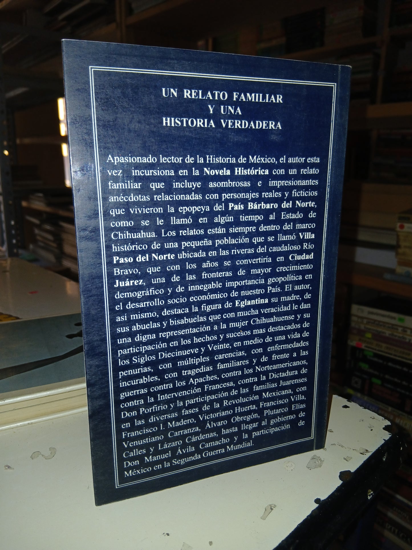 EGLANTINA: PERFIL DE UNA MUJER NORTEÑA POR FERNANDO ÁLVAREZ ALTAMIRA USADO NOVELA LITERARIO 207