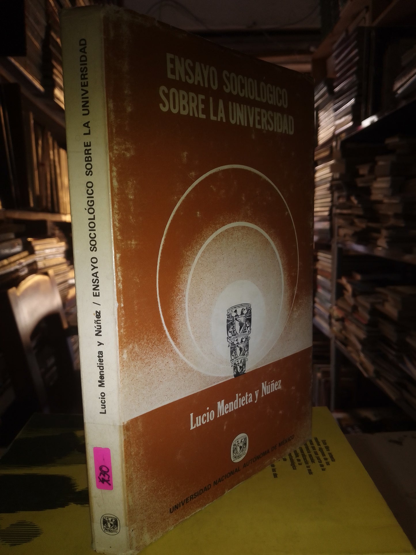 ENSAYO SOCIOLÓGICOS SOBRE LA UNIVERSIDAD POR LUCIO MENDIETA EN NÚÑEZ USADO SOCIOLOGÍA LITERARIO 207