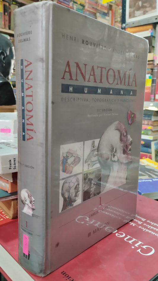 ANATOMIA HUMANA POR HENRI ROUVIERE LIBRO USADO SALUD ALDAMA