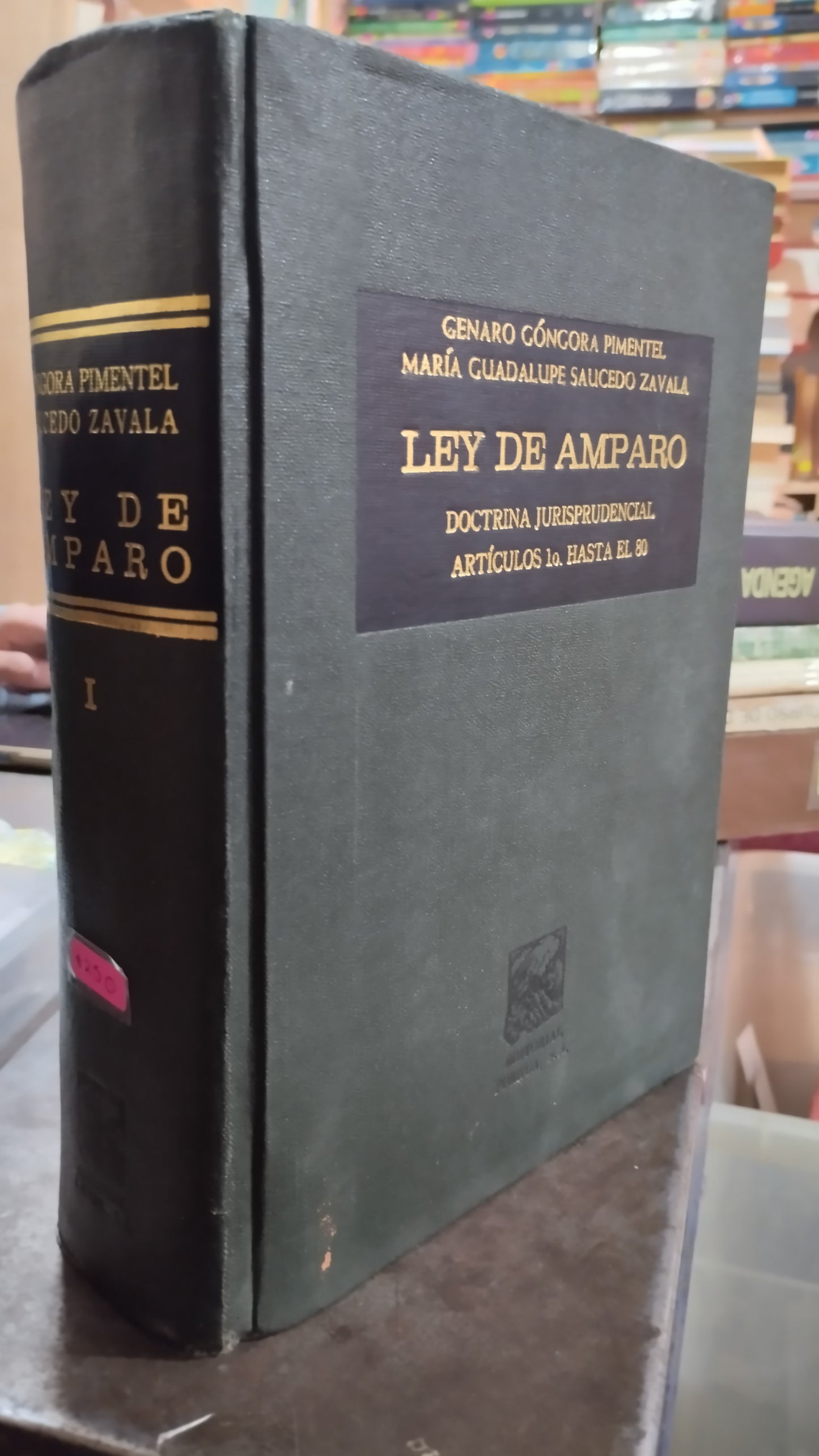 LEY DE AMPARO POR GENARO GONGORA PIMENTEL LIBRO USADO DERECHO ALDAMA