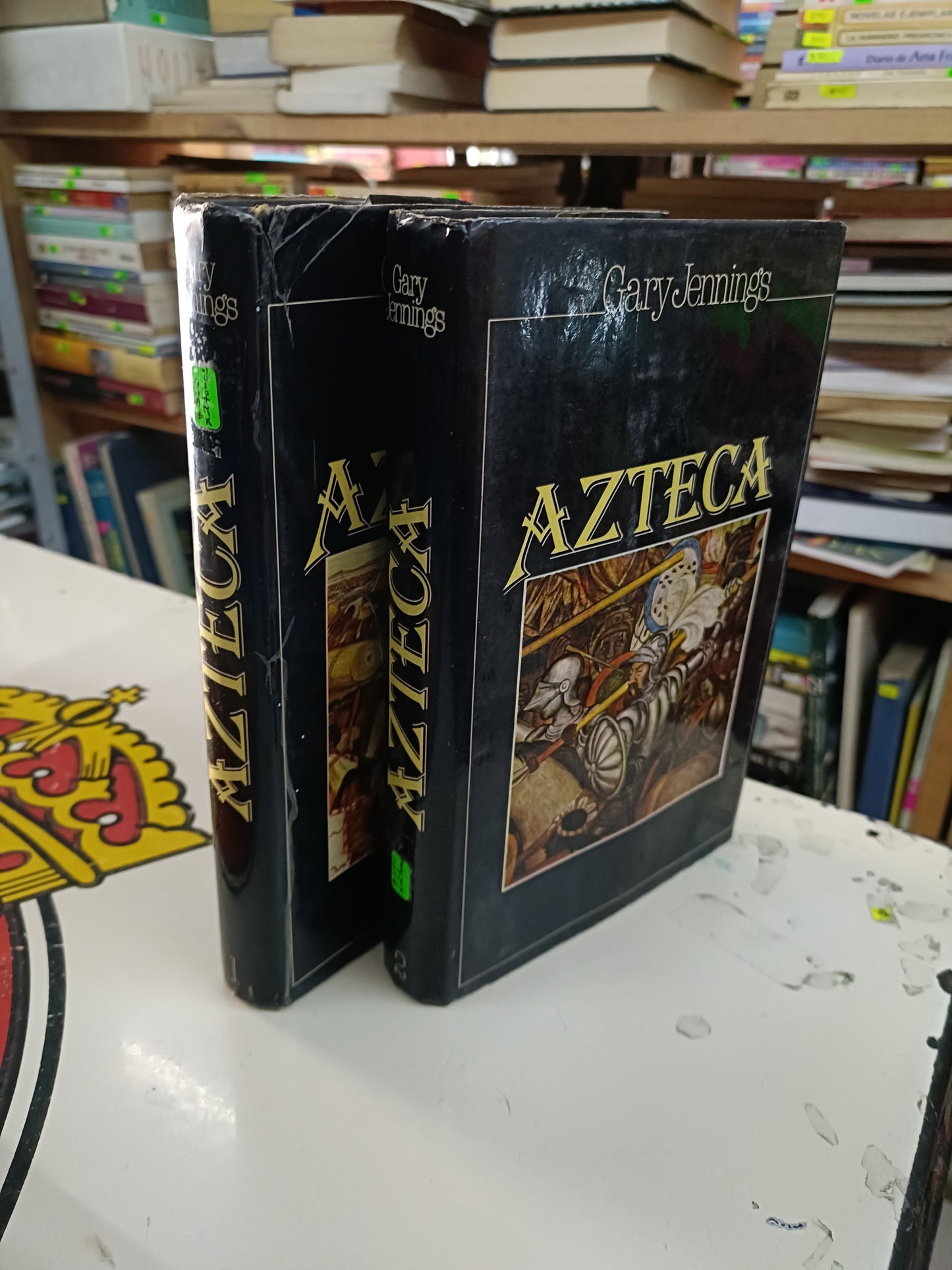 AZTECA TOMO I Y II ($300 X 2 TOMOS) POR GARY JENNINGS USADO NOVELA LITERARIO 207