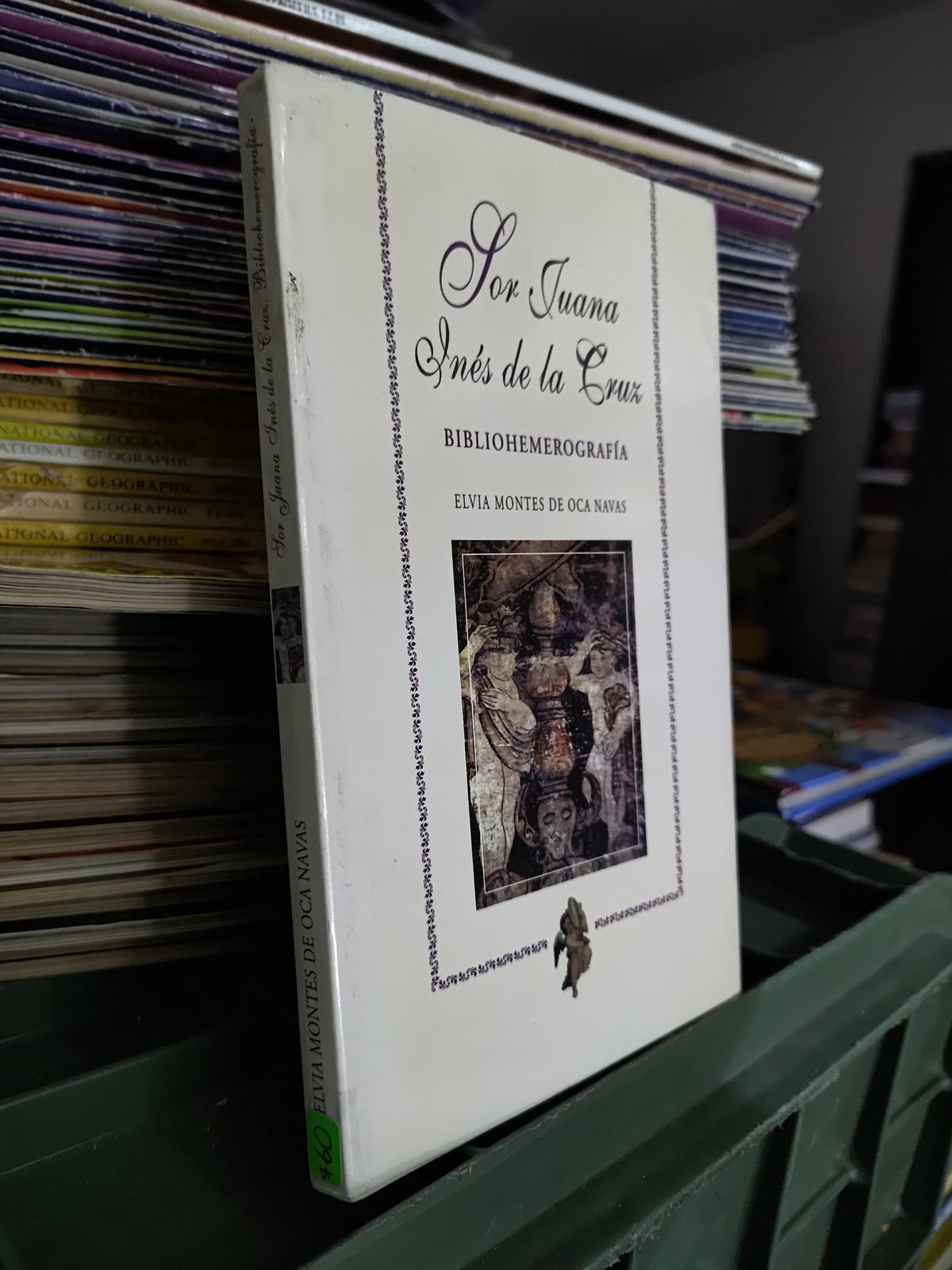 SOR JUANA INES DE LA CRUZ BIBLIOHEMEROGRAFIA POR ELVIA MONTES DE OCA NAVAS USADO NOVELAS JUAREZ 515