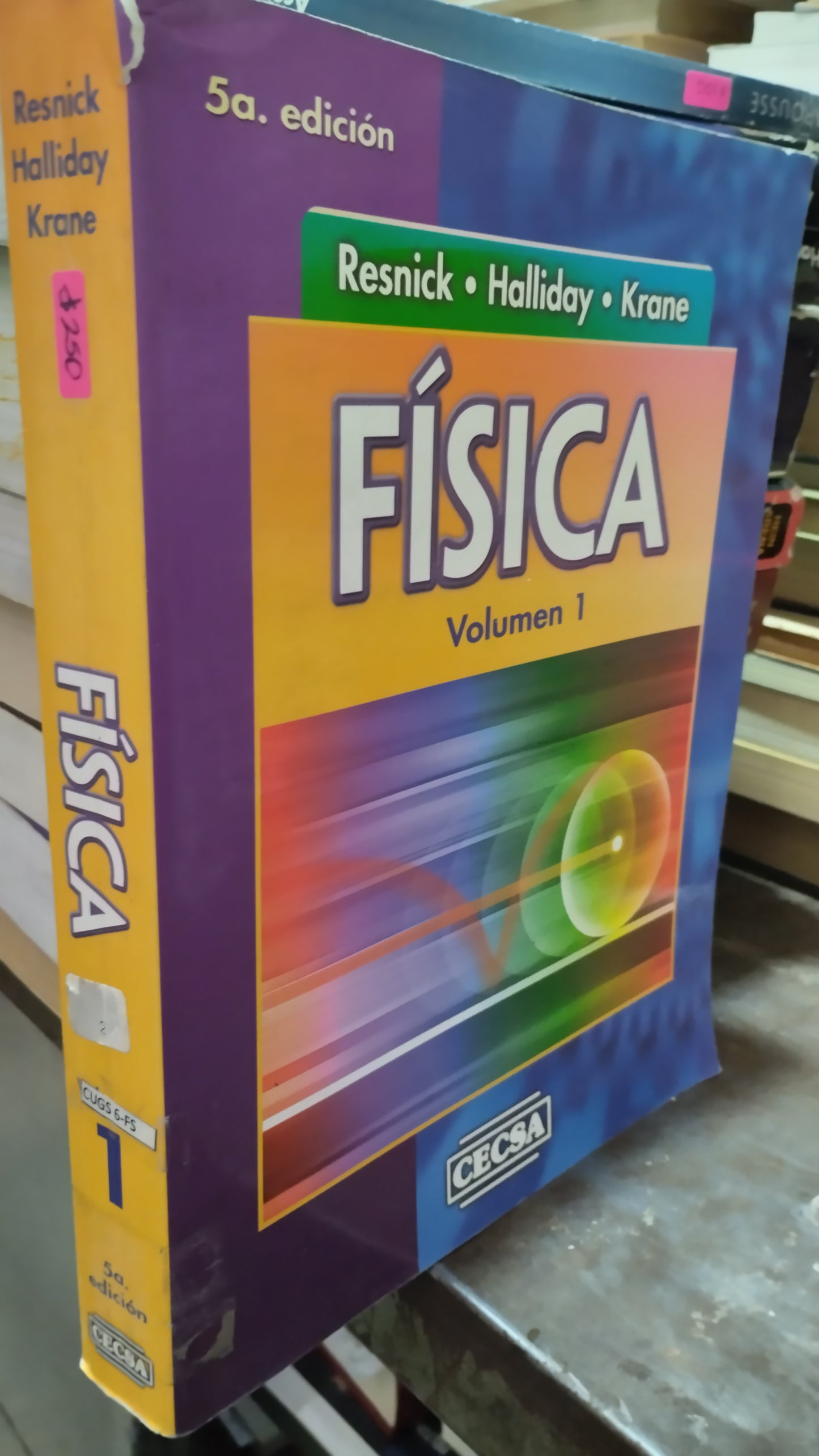 FISICA VOLUMEN 1 POR RESNICK LIBRO USADO FISICA ALDAMA