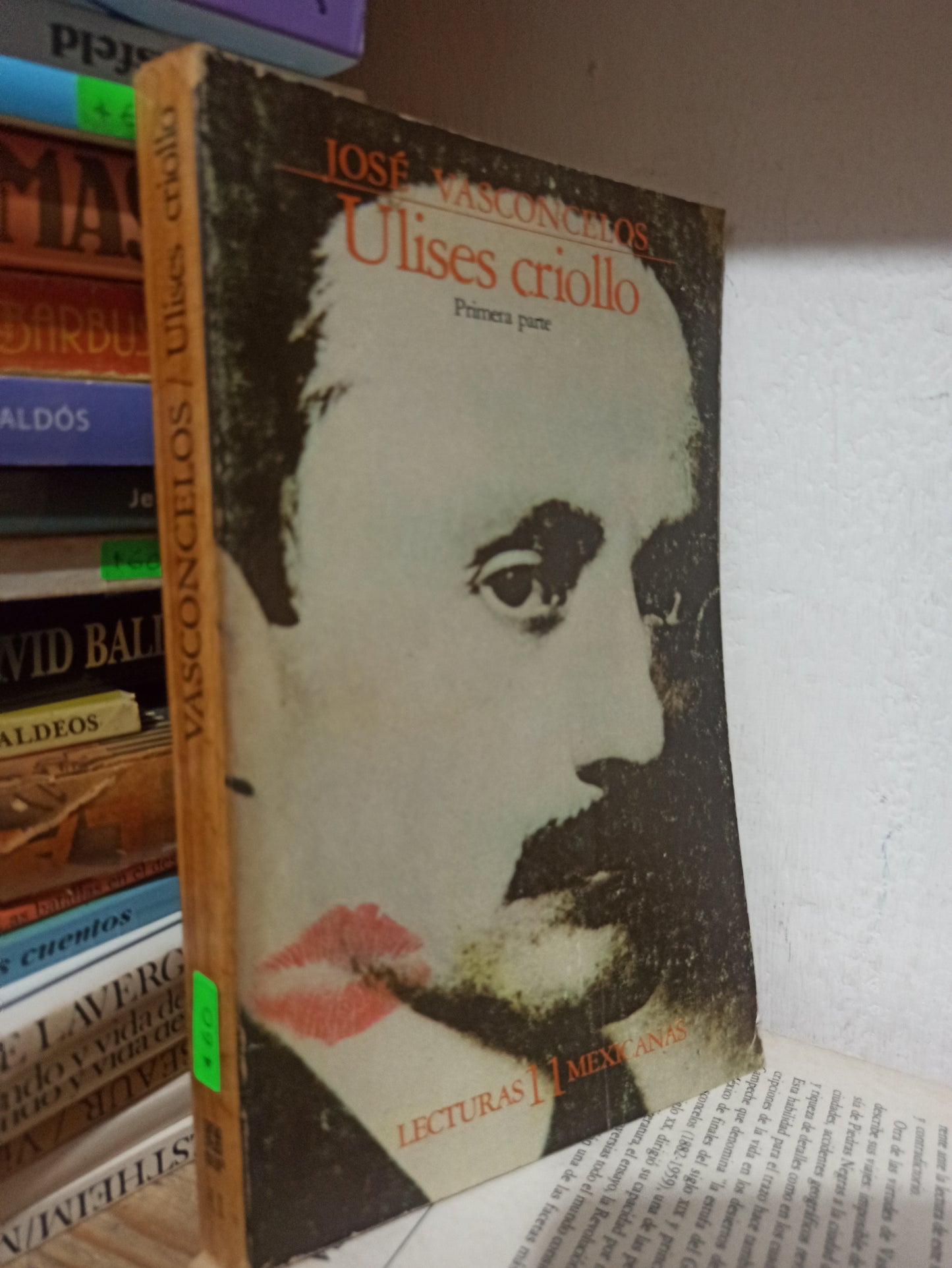 ULISES CRIOLLO POR JOSE VASCONCELOS PRIMER PARTE USADO NOVELAS JUÁREZ