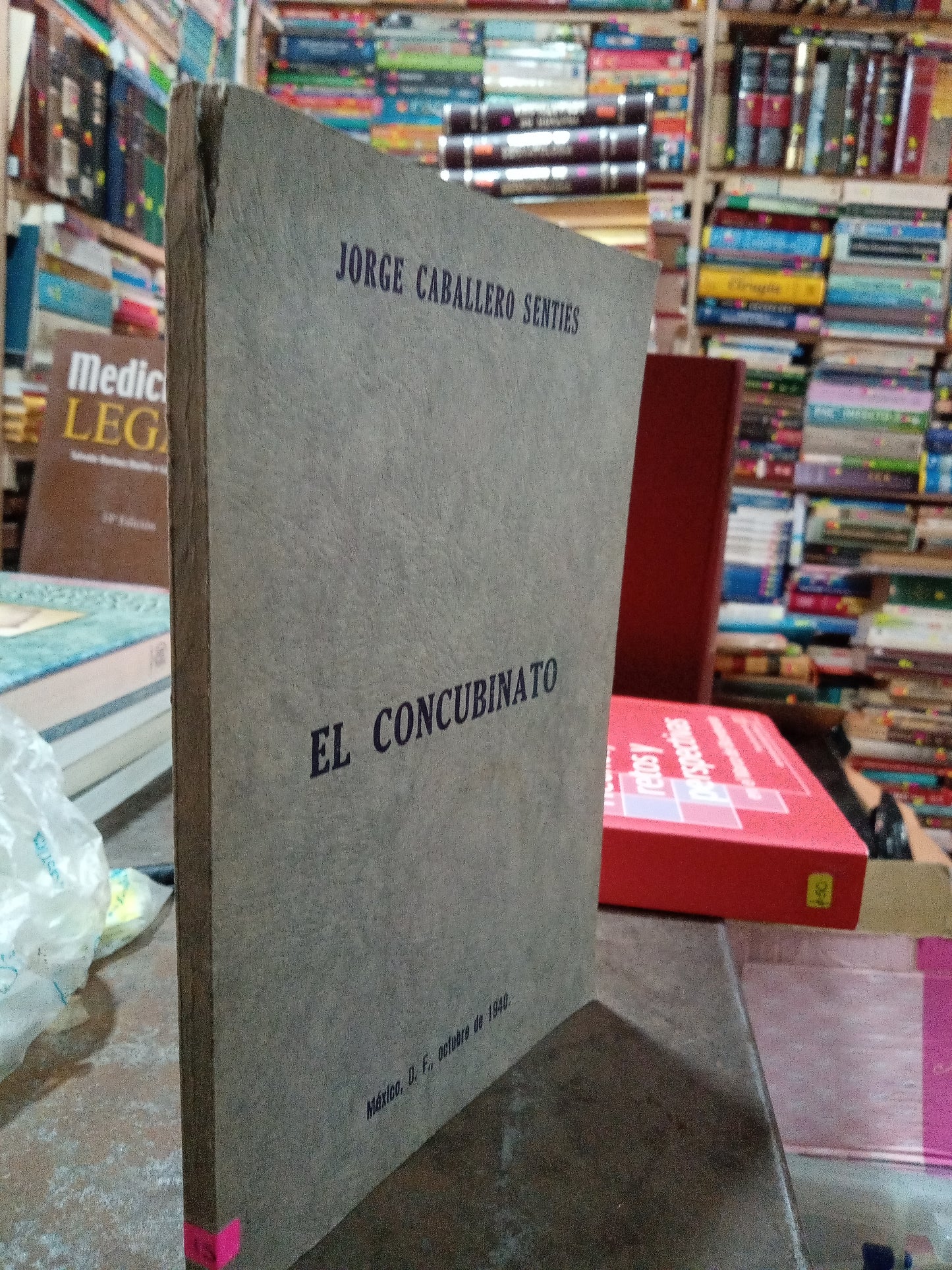 EL CONCUBINATO POR JORGE CABALLERO SENTIES USADO DERECHO ALDAMA