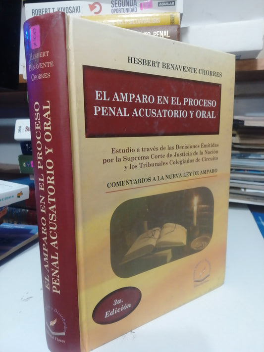 EL AMPARO EN EL PROCESO PENAL ACUSATORIO Y ORAL POR HESBERT BENAVENTE CHORRES USADO DERECHO JUAREZ