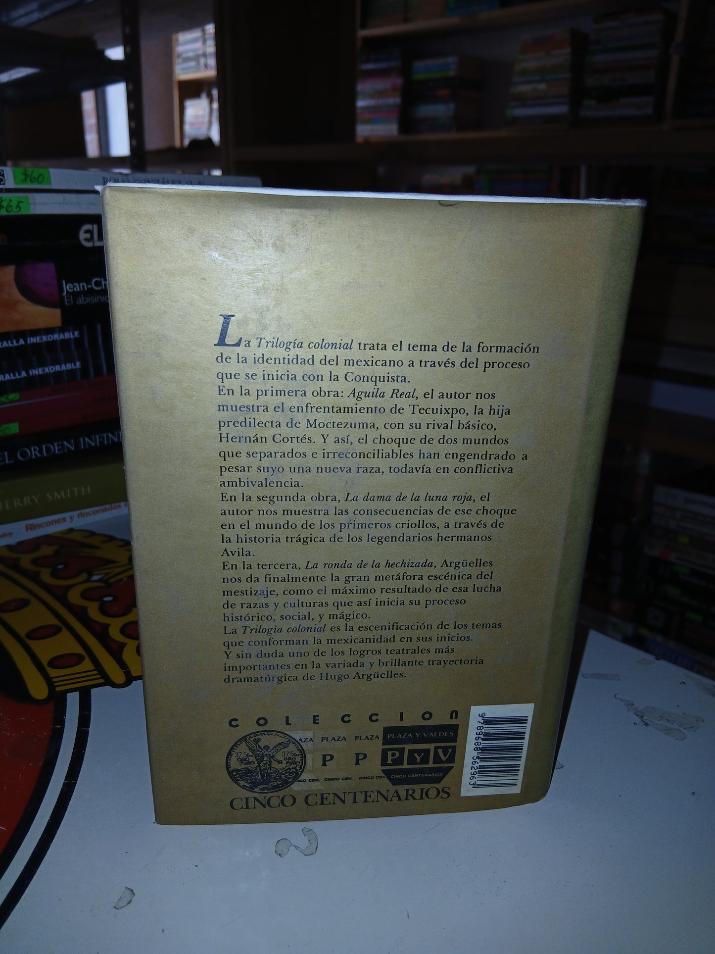 TRILOGÍA COLONIAL POR HUGO ARGÜELLES USADO NOVELA LITERARIO 207