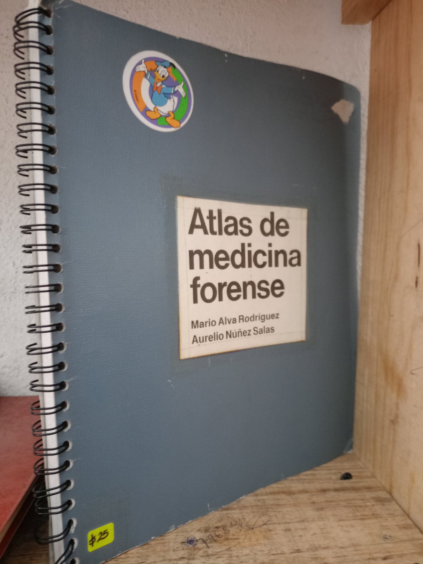 ATLAS DE MEDICINA FORENSE POR MARIO ALVA RODRIGUEZ, AURELIO NUÑEZ SALAS USADO DERECHO LITERARIO 305
