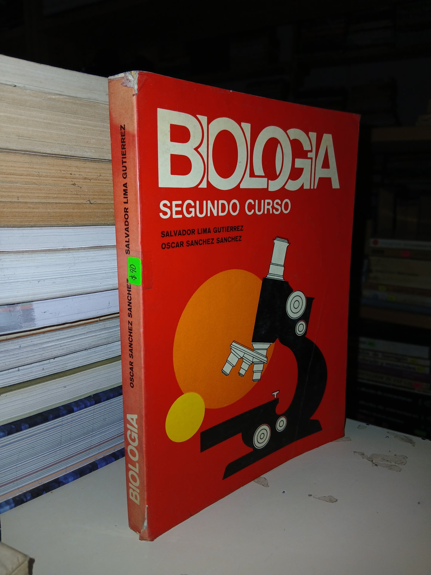 BIOLOGÍA SEGUNDO CURSO POR SALVADOR LIMA GUTIÉRREZ Y ÓSCAR SÁNCHEZ SÁNCHEZ USADO BIOLOGÍA LITERARIO 207