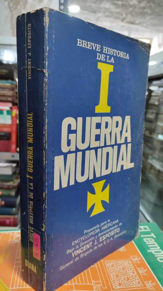 BREVE HISTORIA DE LA I GUERRA MUNDIAL POR VICENT J ESPOSITO LIBRO USADO HISTORIA ALDAMA