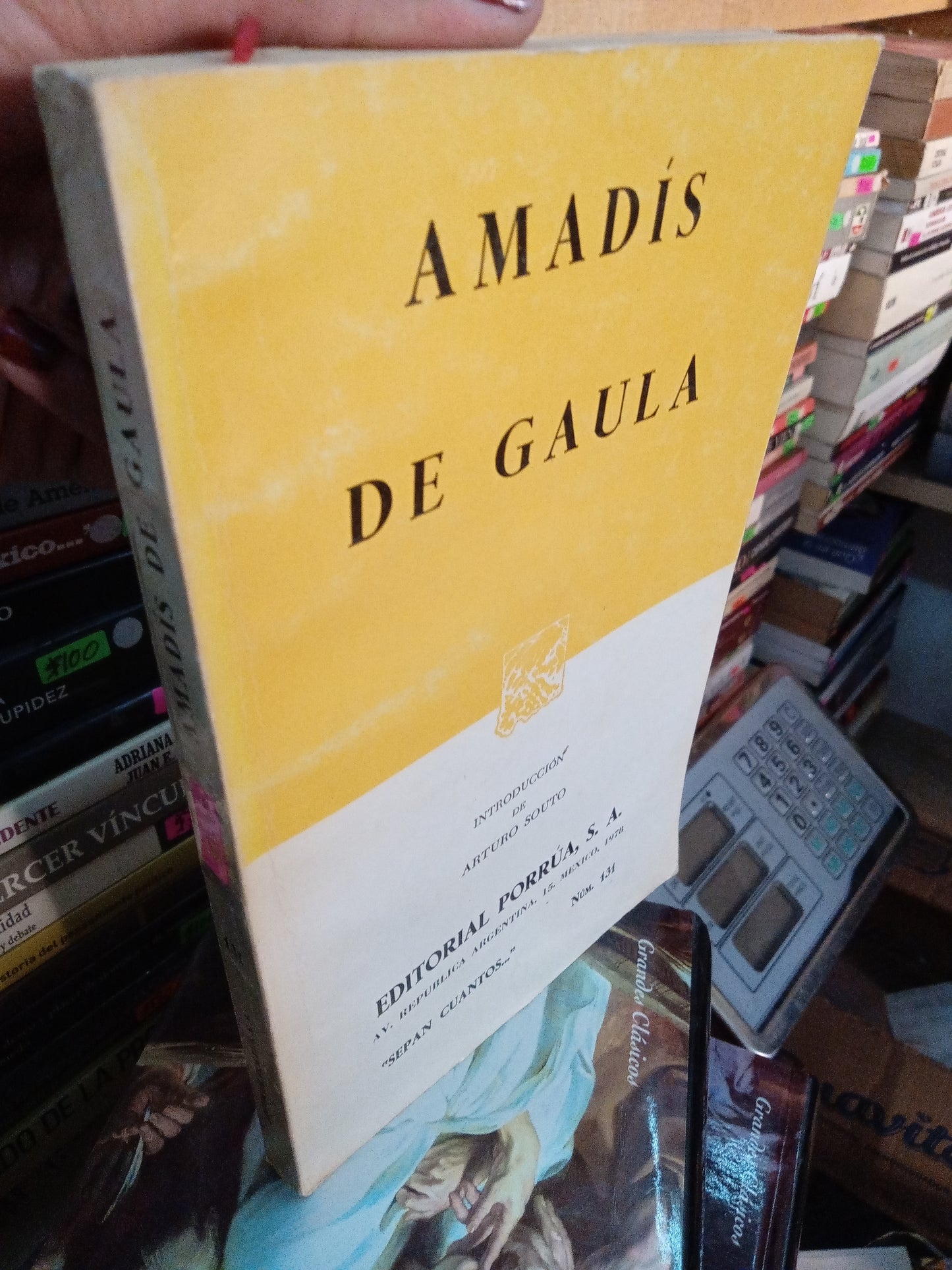 AMADIS DE GAULA POR ARTURO SOUTO USADO NOVELA LITERARIO 207