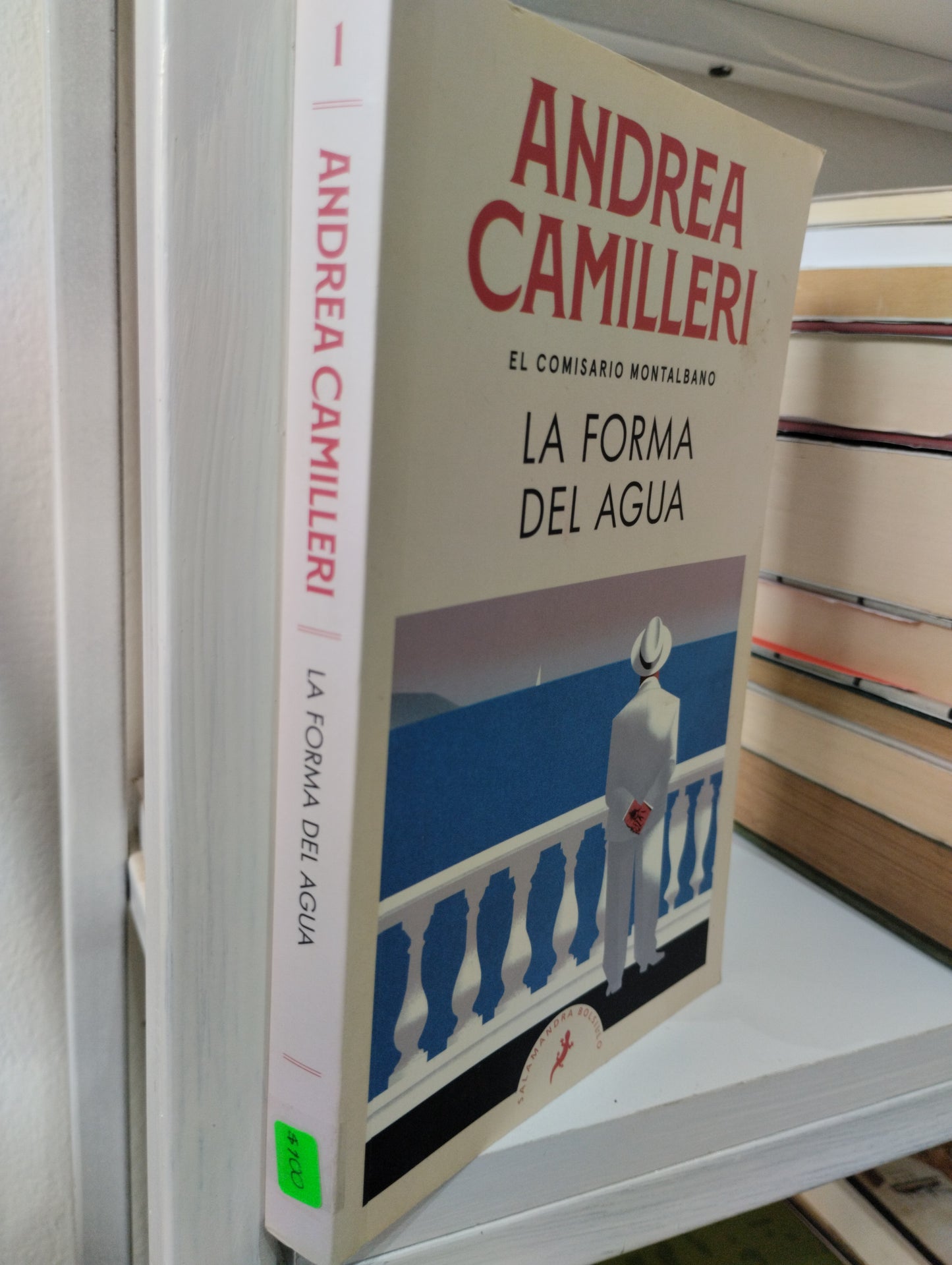 LA FORMA DEL AGUA EL COMISIONARIO MONTALBANO ANDREA CAMILLERI USADO NOVELAS JUAREZ 515