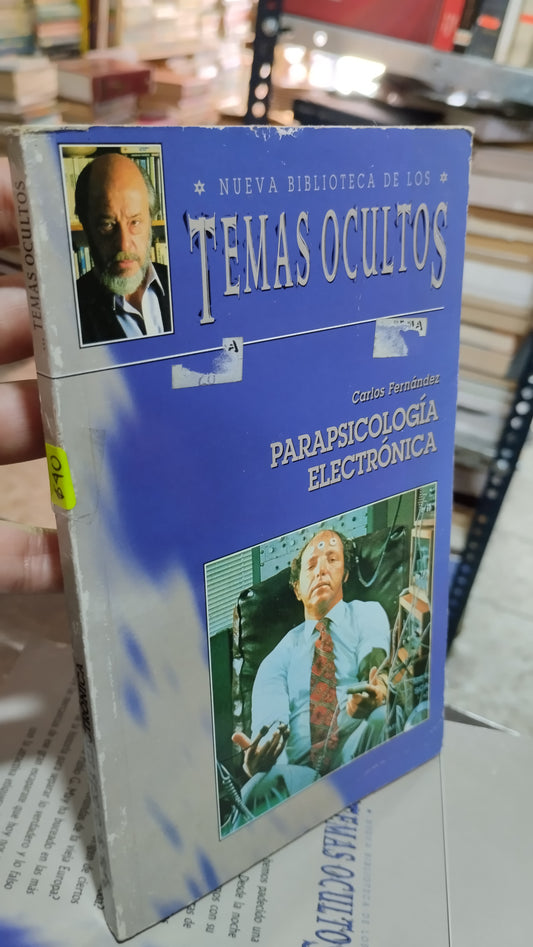 PARAPSICOLOGIA ELECTRONICA POR CARLOS FERNANDEZ LIBRO USADO ESOTERISMO ALDAMA