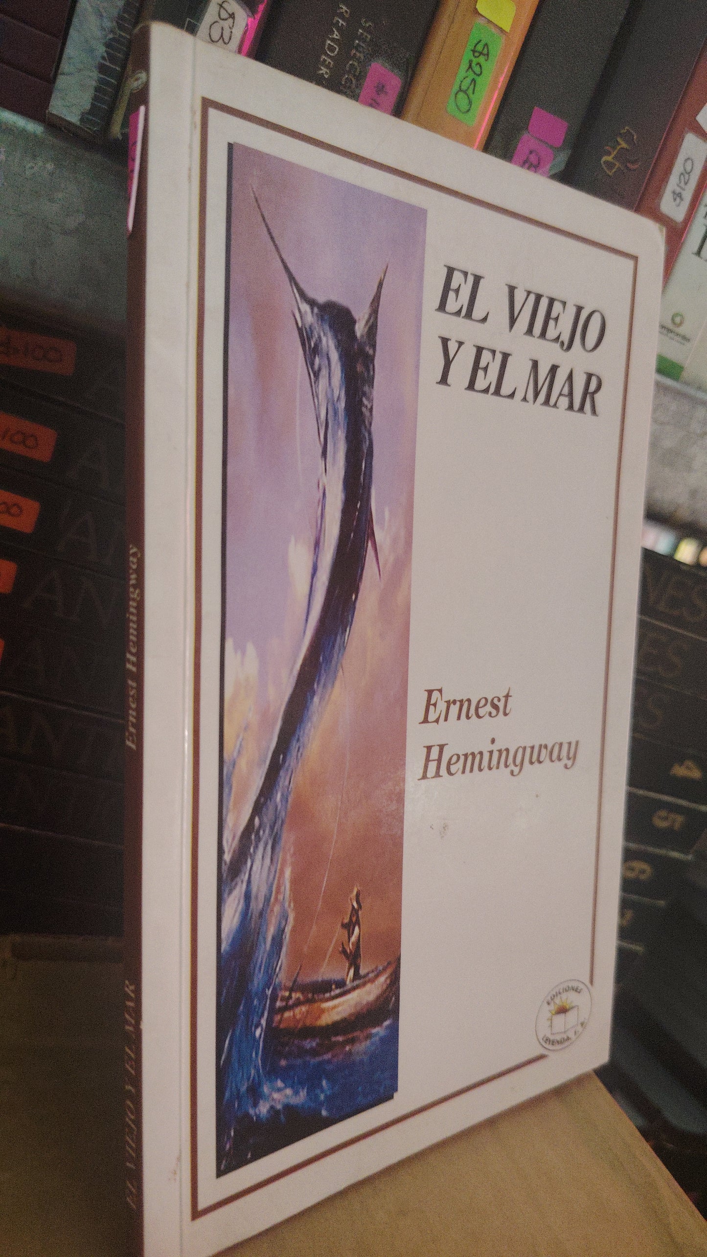 EL VIEJO Y EL MAR POR ERNEST HEMINGWAY USADO NOVELA LITERARIO #305