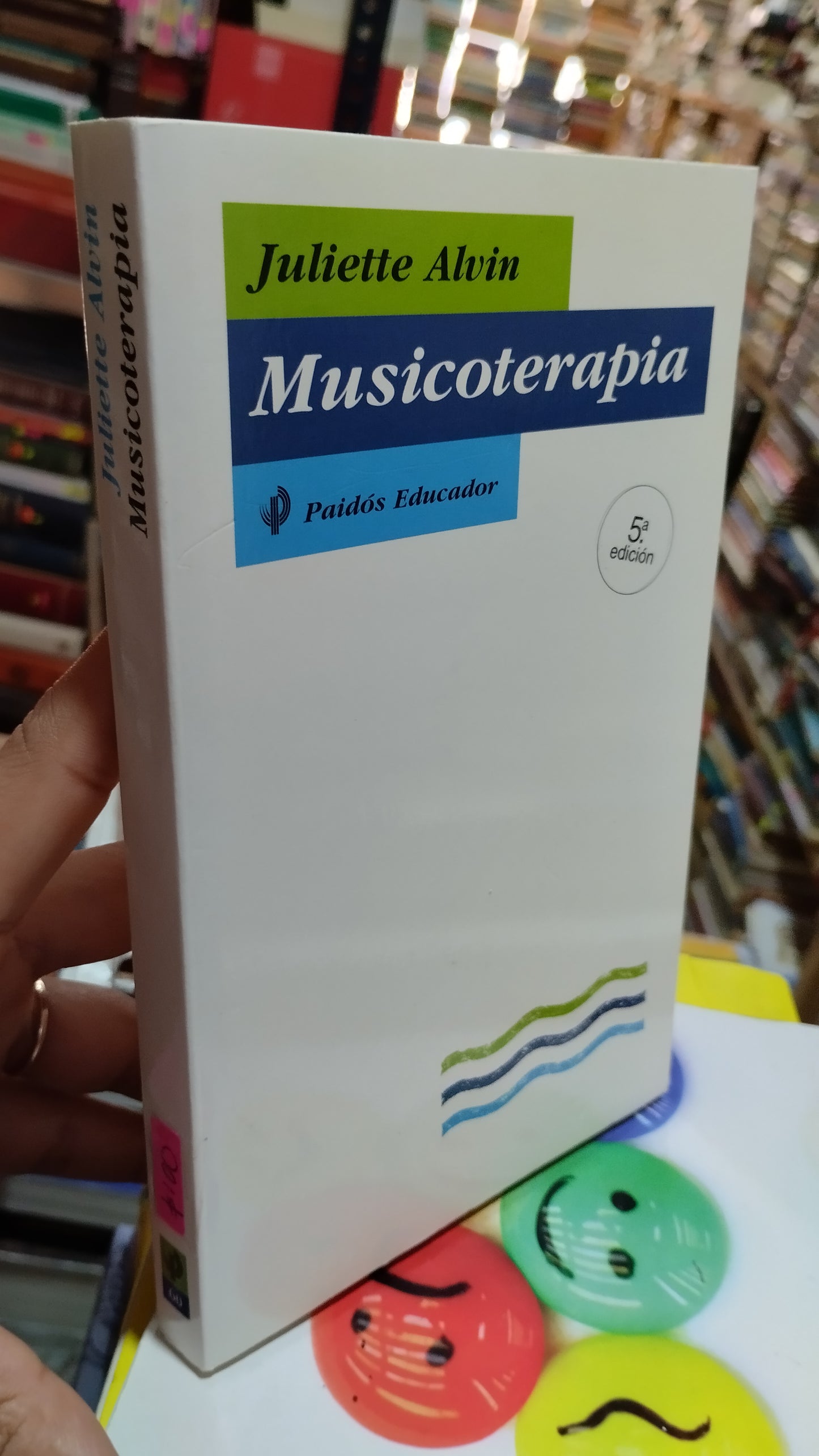 MUSICOTERAPIA POR JULIETTE ALVIN LIBRO USADO MUSICA ALDAMA